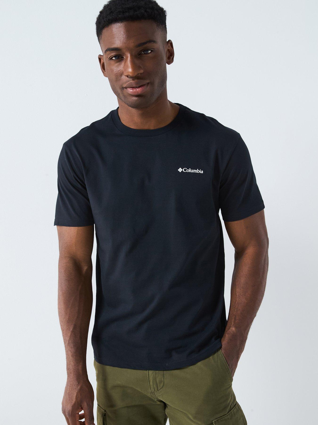 undefined Men's Basic Logo Short Sleeve T-Shirt - Black