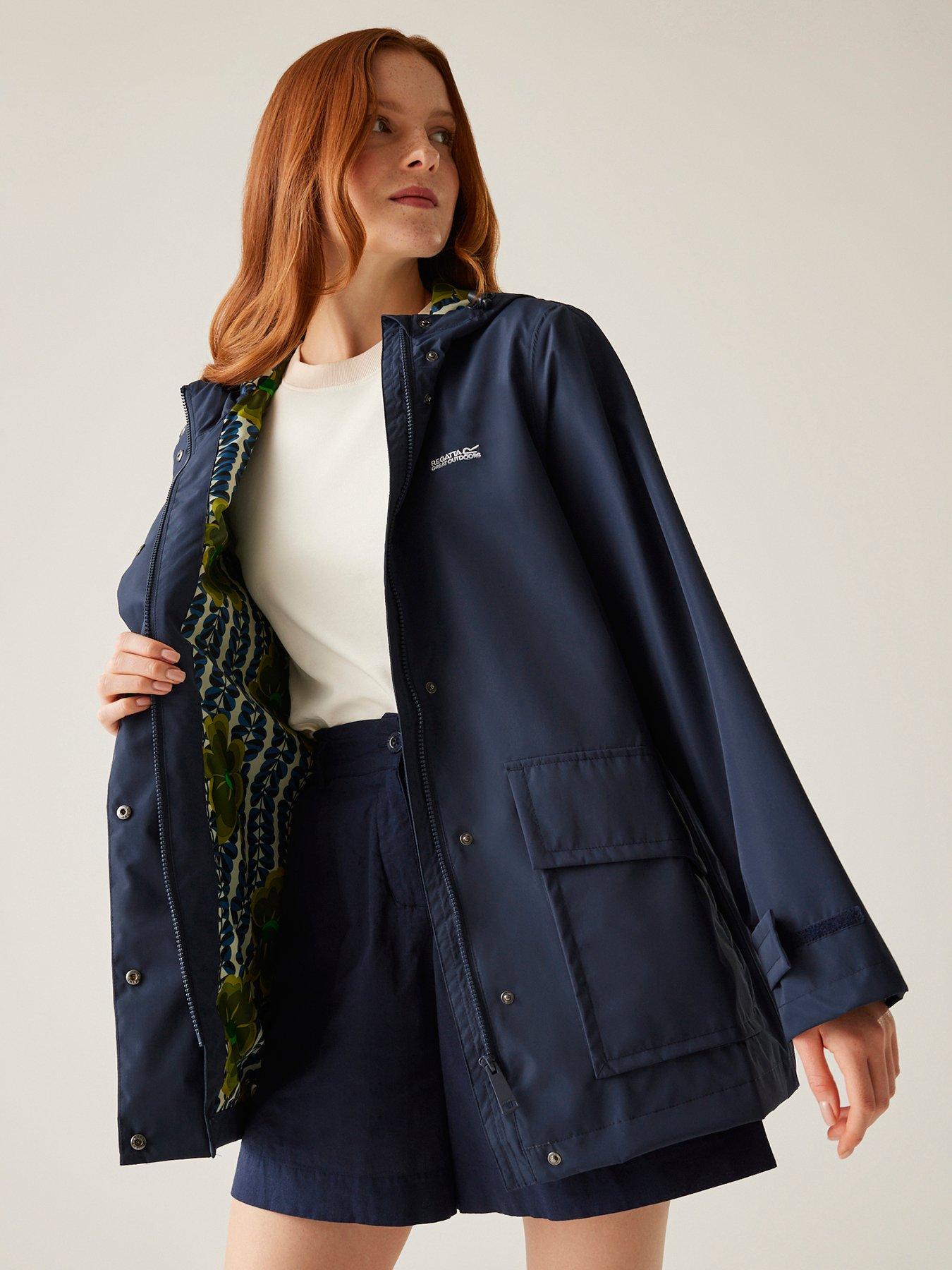 undefined Womens Orla Swing Iii Waterproof Shell Jacket- Navy