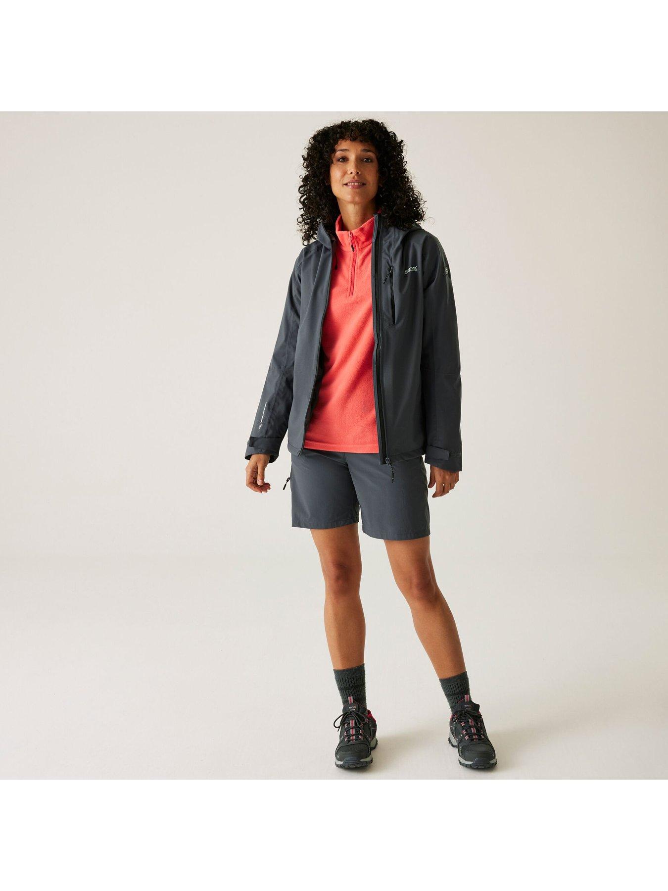  image of regatta-womens-birchdale-ii-waterproof-shell-jacket-grey