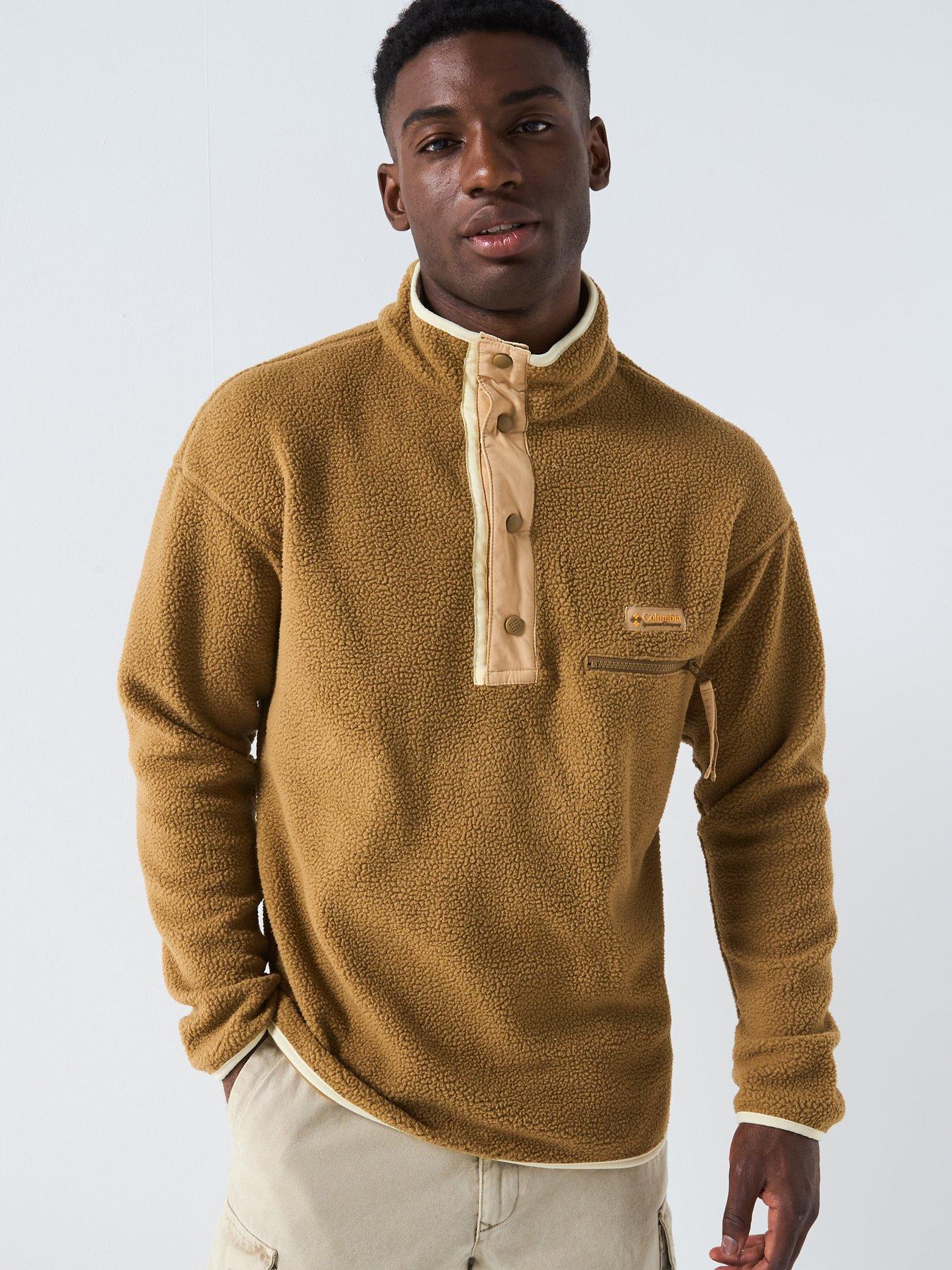 undefined Men's Helvetia 2 Half Snap Fleece - Brown