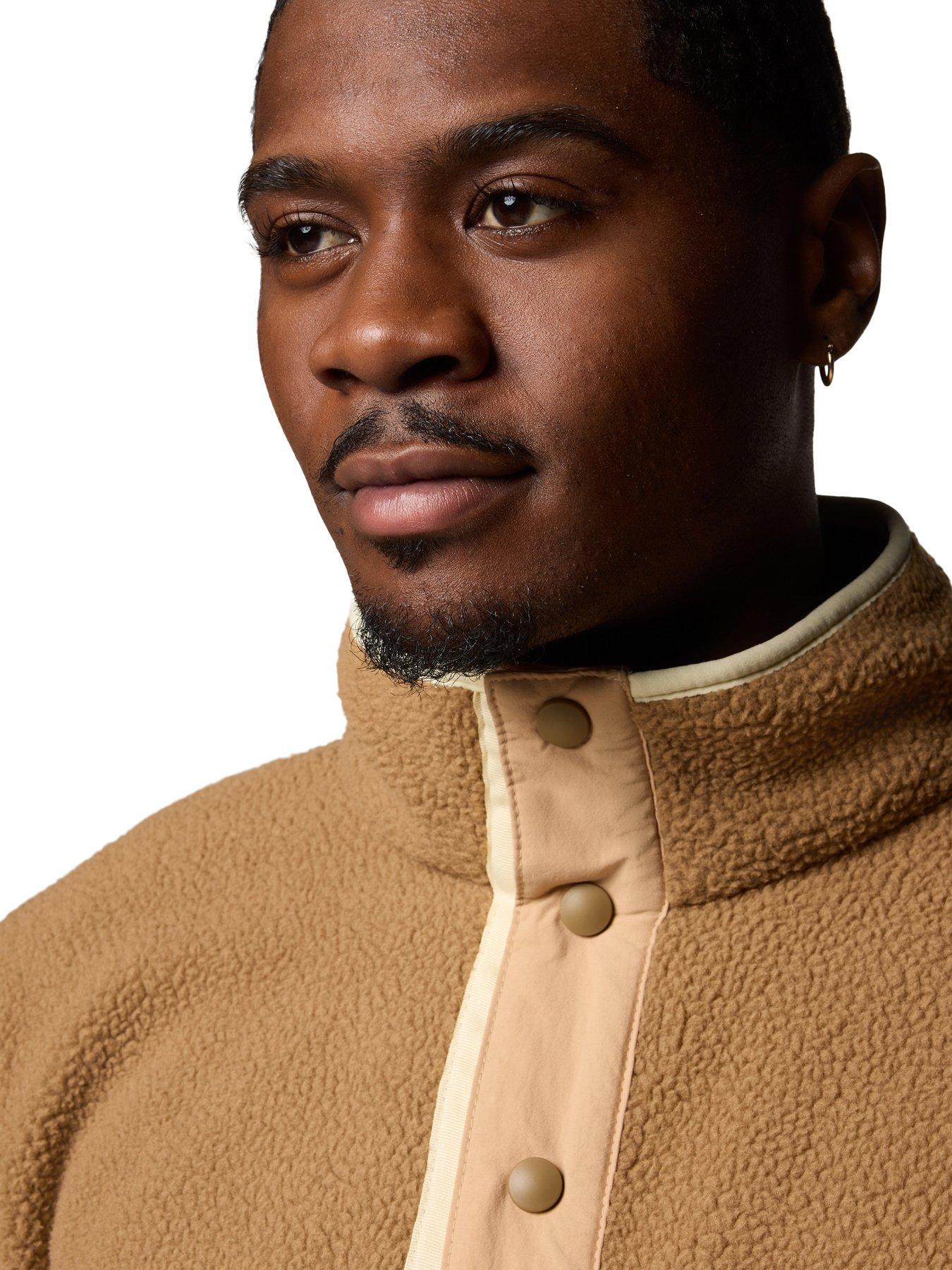  image of columbia-mens-helvetia-2-half-snap-fleece-brown