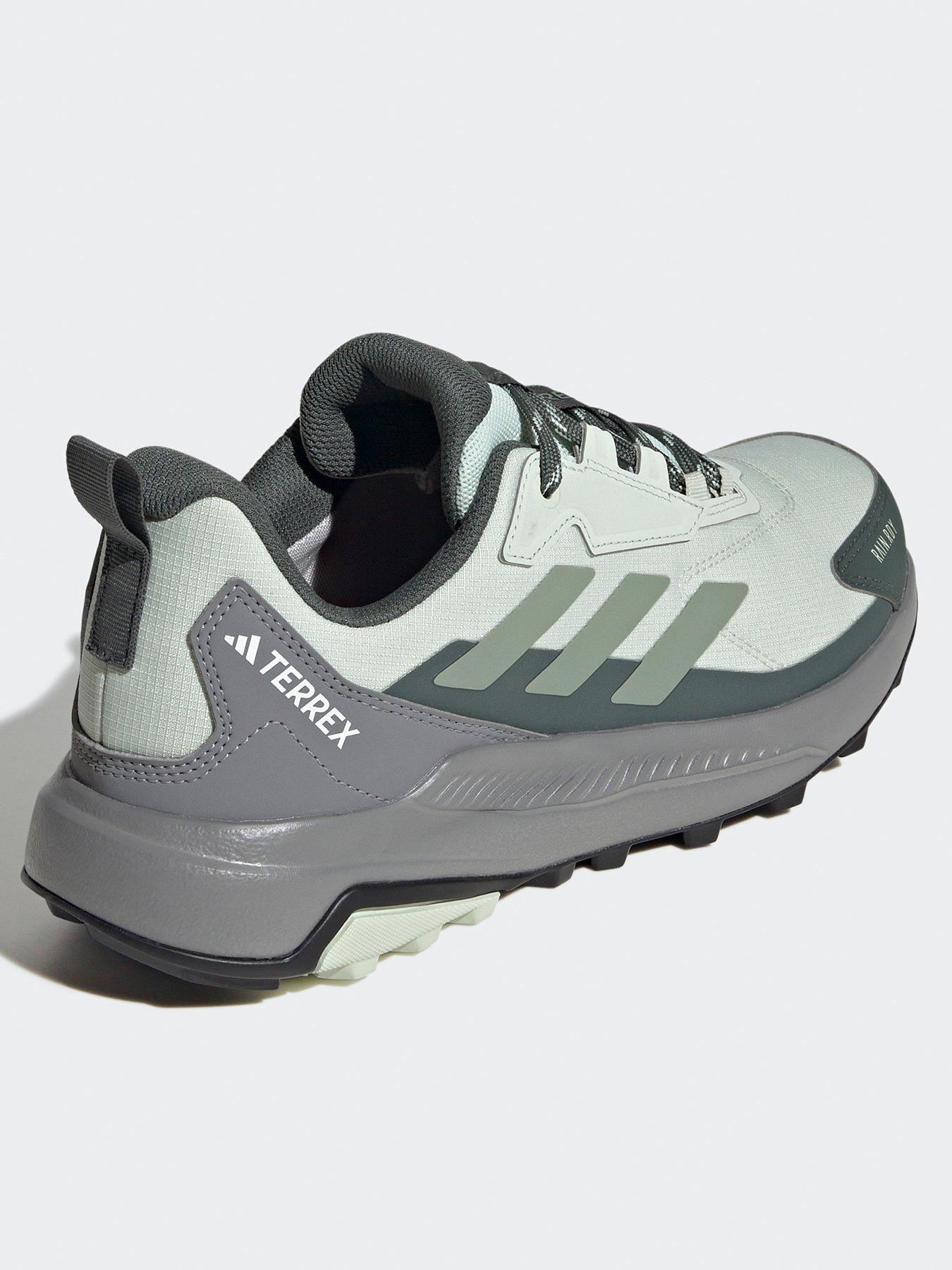  image of adidas-terrex-womens-anylander-rain-ready-waterproof-hiking-shoes-greenivy