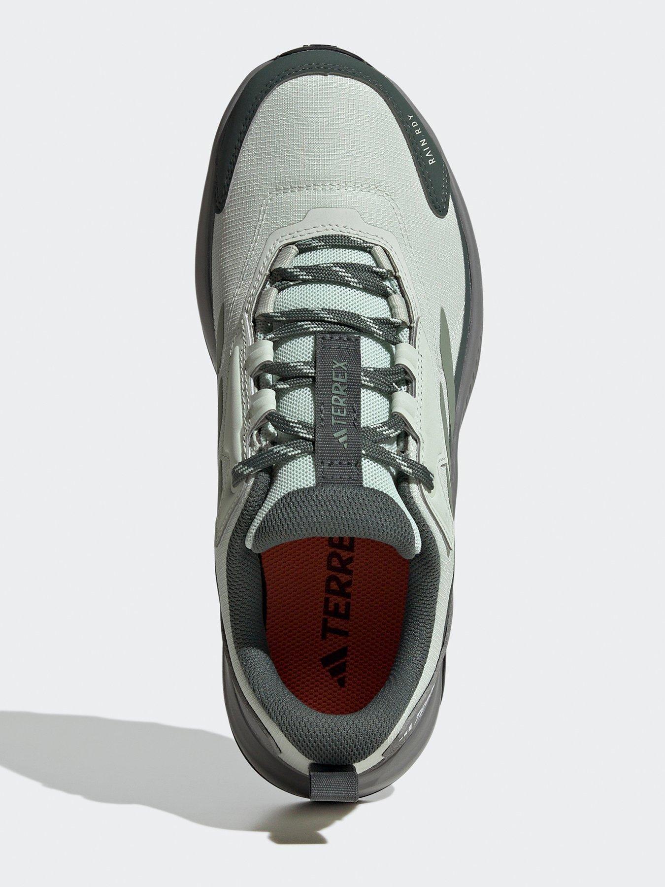  image of adidas-terrex-womens-anylander-rain-ready-waterproof-hiking-shoes-greenivy