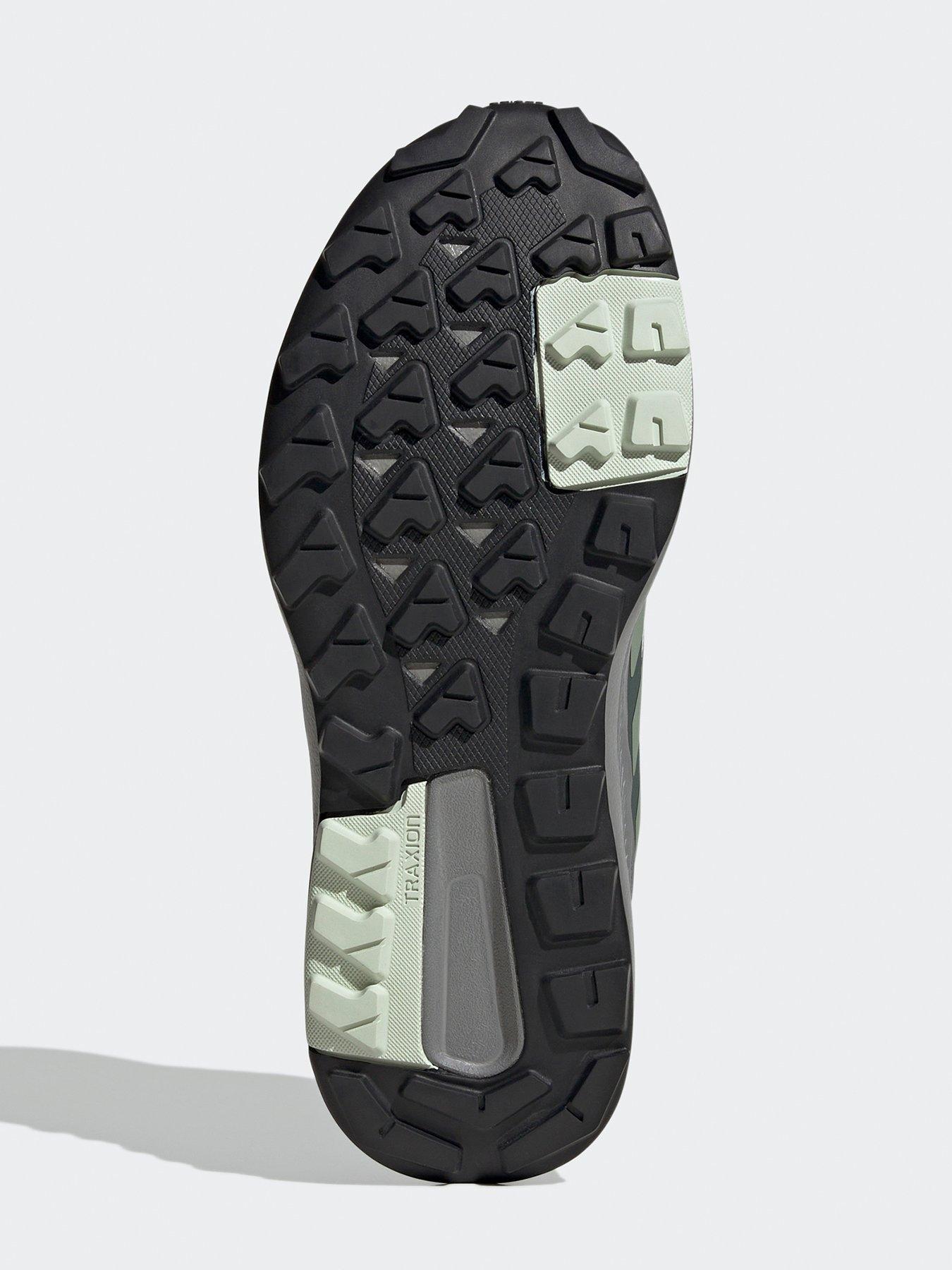  image of adidas-terrex-womens-anylander-rain-ready-waterproof-hiking-shoes-greenivy
