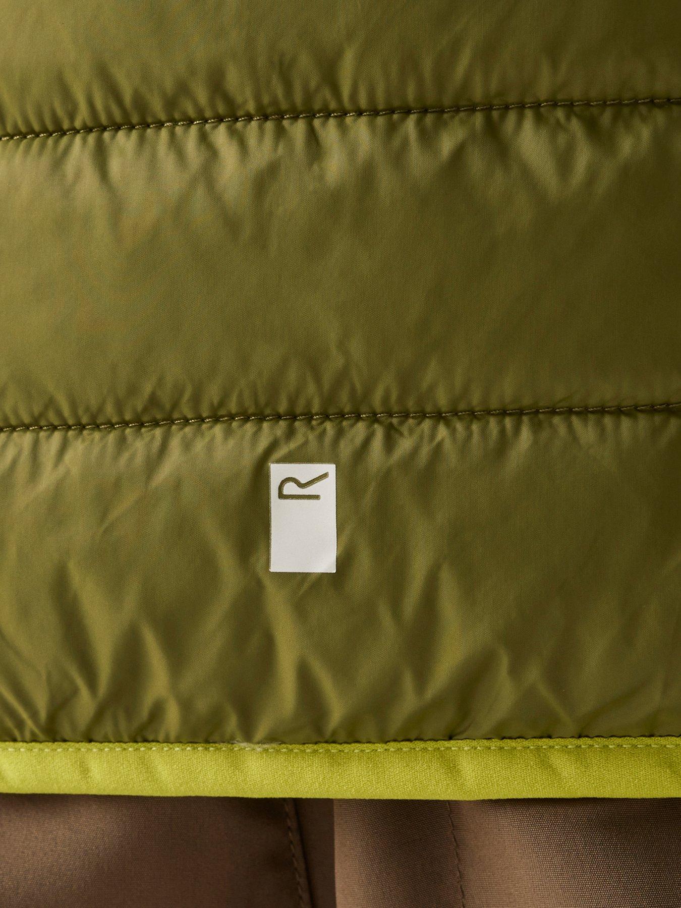  image of regatta-kielder-hybrid-ix-kids-baffle-jacket--green