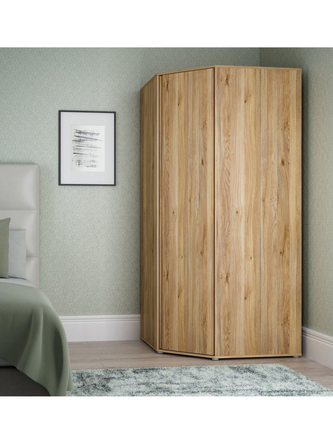 Very Home Lisson Corner Wardrobe - New Oak  - FSC® Certified
