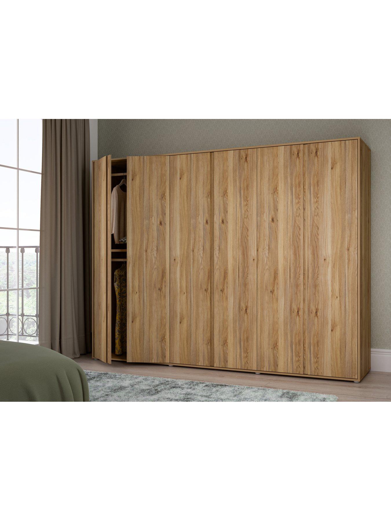 The Very Collection Lisson 6 Door Wardrobe - New Oak - FSC® Certified
