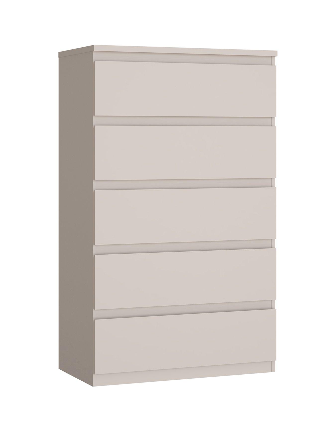 Image 3 of 7 of Very Home Lisson 5 Drawer Chest -&nbsp;Oatmeal - FSC&reg; Certified