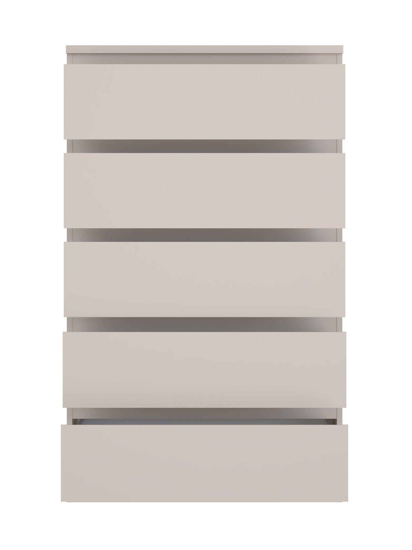 Image 4 of 7 of Very Home Lisson 5 Drawer Chest -&nbsp;Oatmeal - FSC&reg; Certified