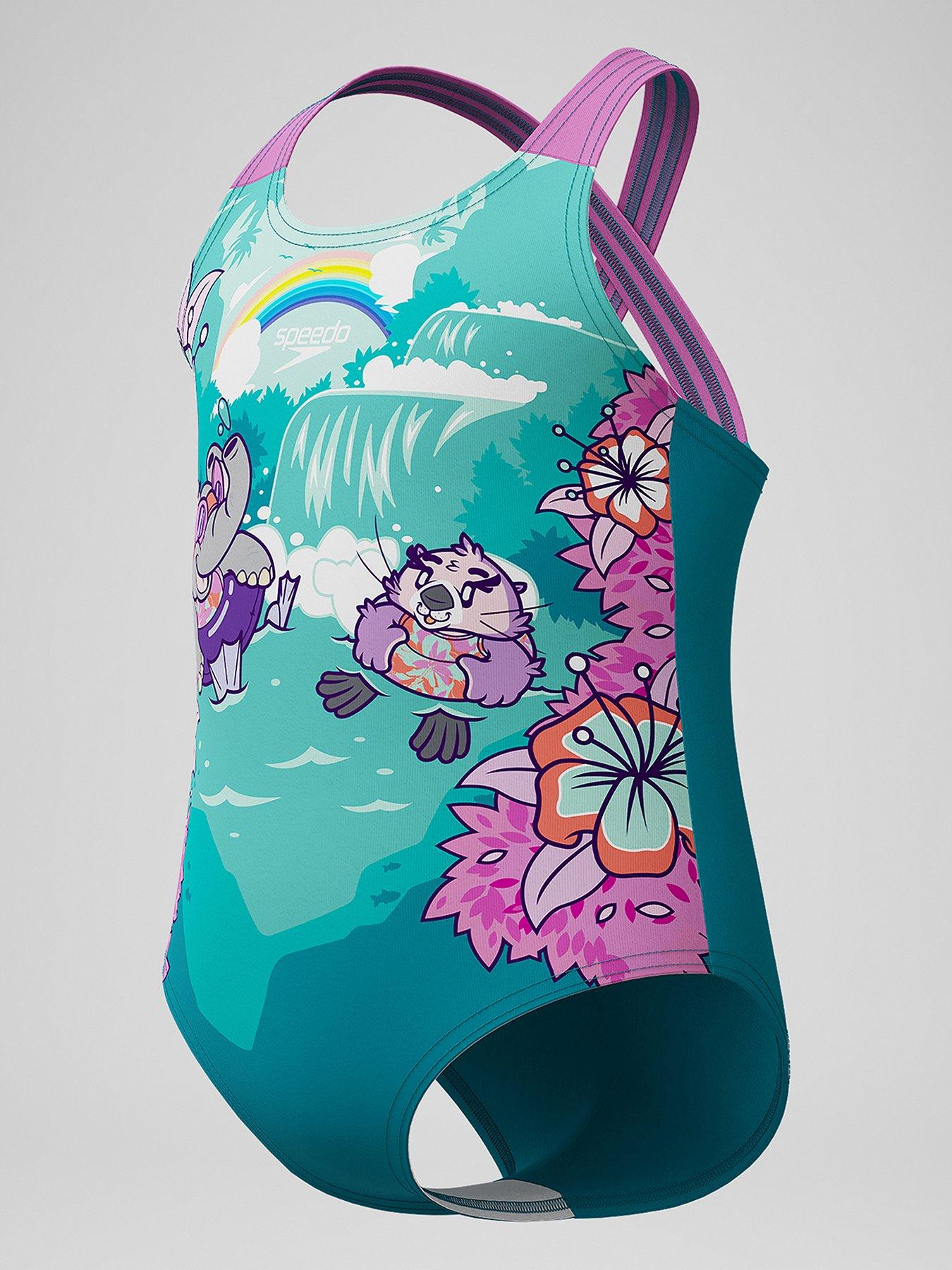  image of speedo-girls-learn-to-swim-printed-crossback-bluepink