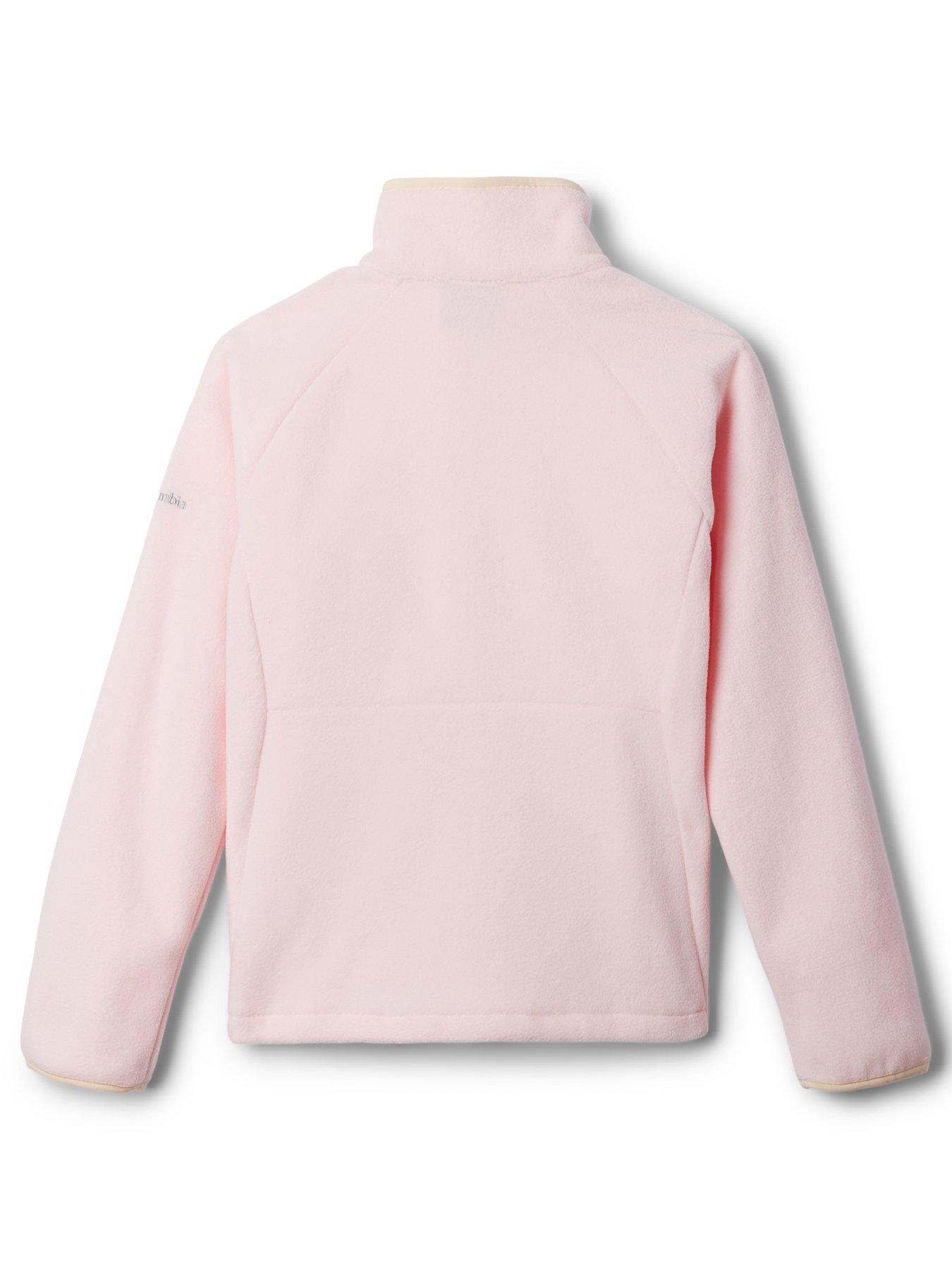  image of columbia-kids-unisex-fast-trek-iv-fleece-full-zip-pink