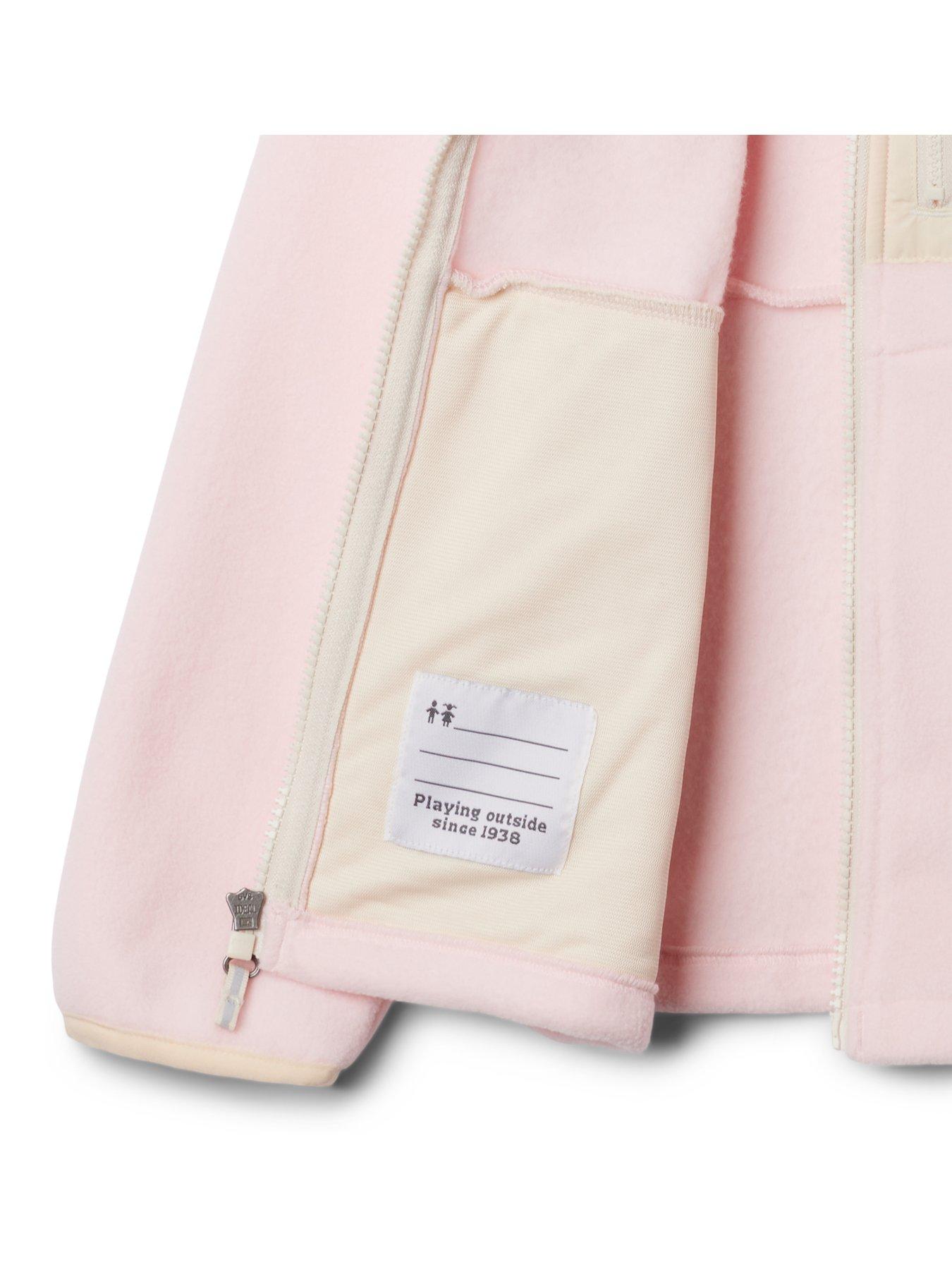  image of columbia-kids-unisex-fast-trek-iv-fleece-full-zip-pink