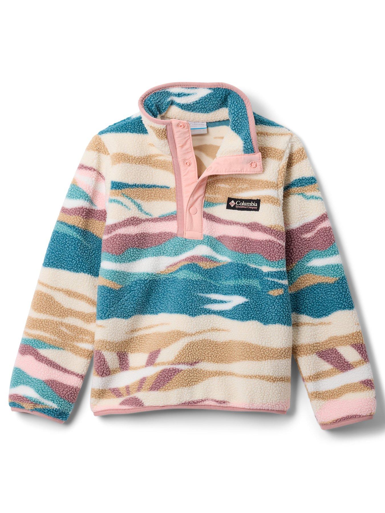 columbia-kids-unisex-helvetia-2-printed-half-snap-fleece-print-blue