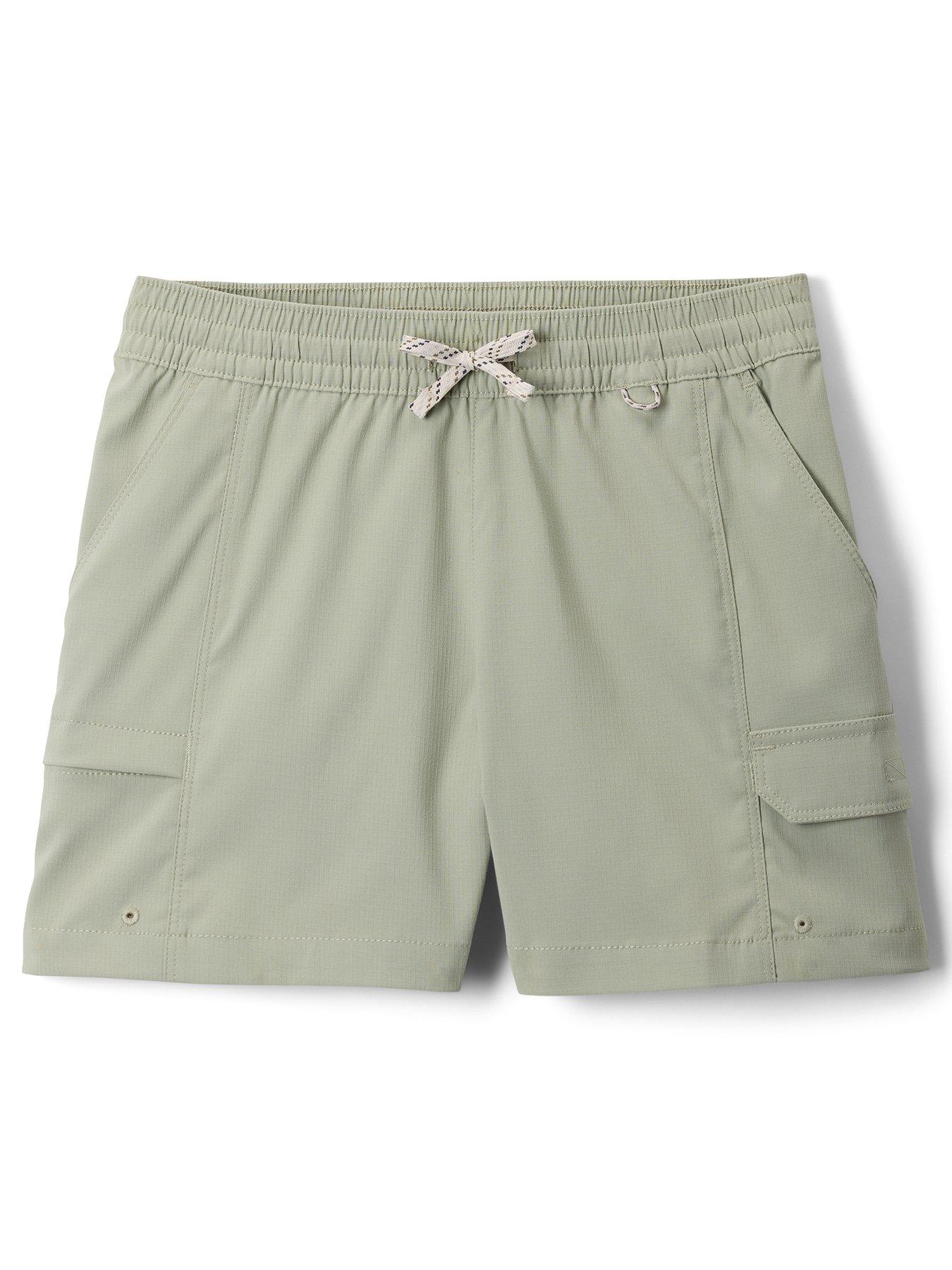 columbia-girls-tech-trail-utility-short-green