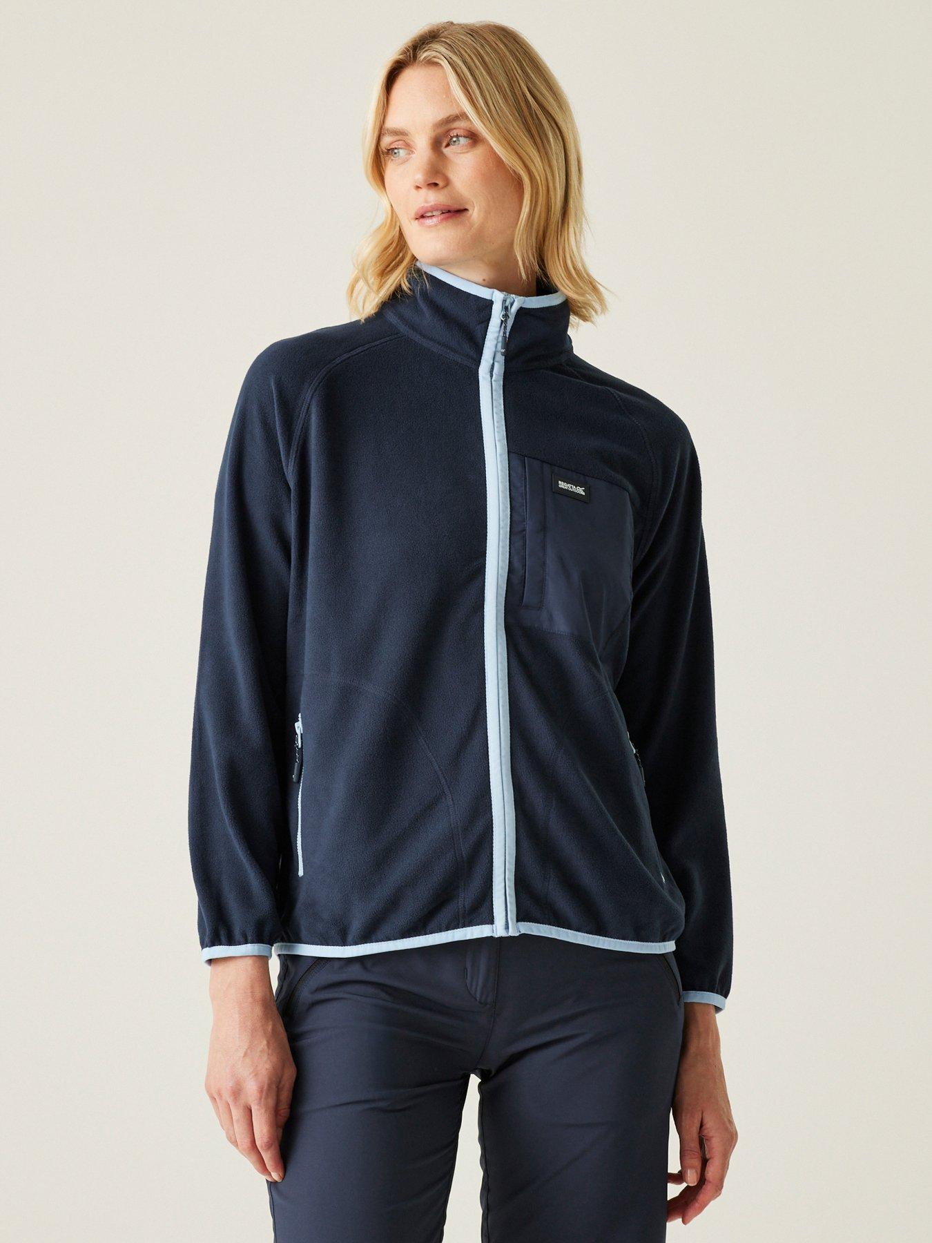 undefined Womens Lilana Full Zip Fleece - Navy