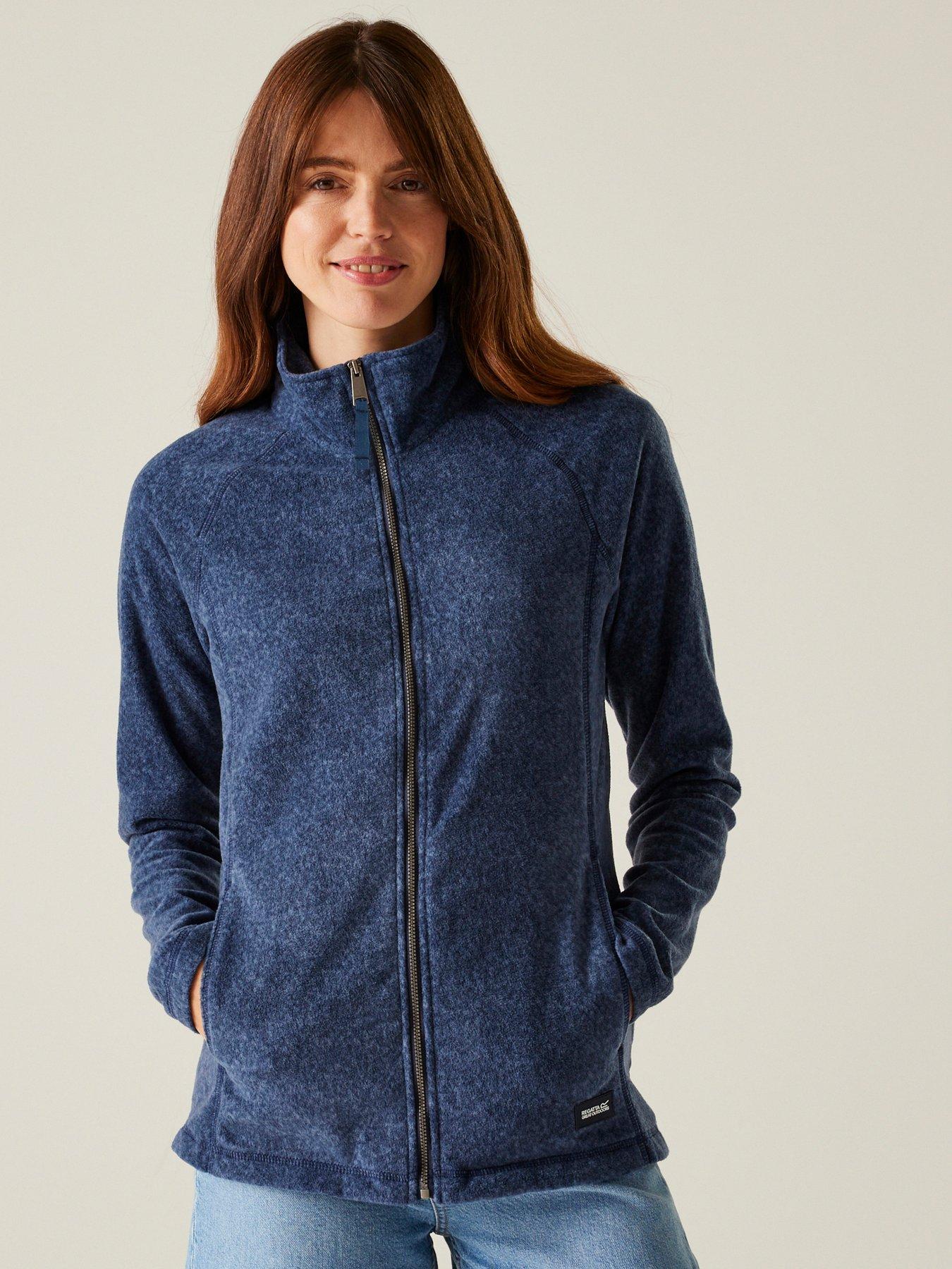 undefined Womens Mayse Full Zip Fleece - Navy