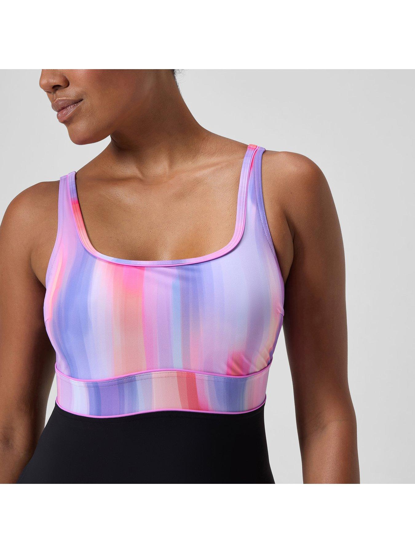  image of speedo-womens-shaping-contoureclipse-printed-1-piece-blackpink