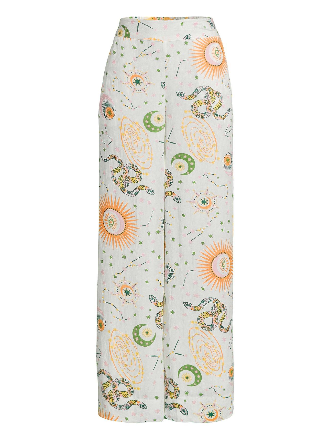  image of michelle-keegan-printed-trouser-multi