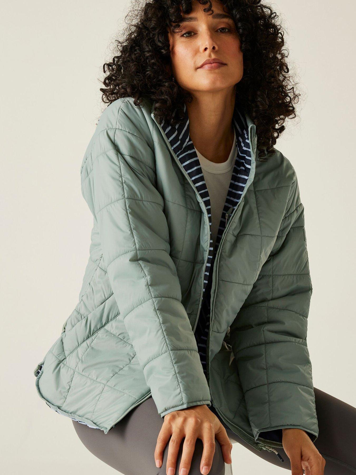 regatta-womens-courcelleii-baffle-jacket-sage