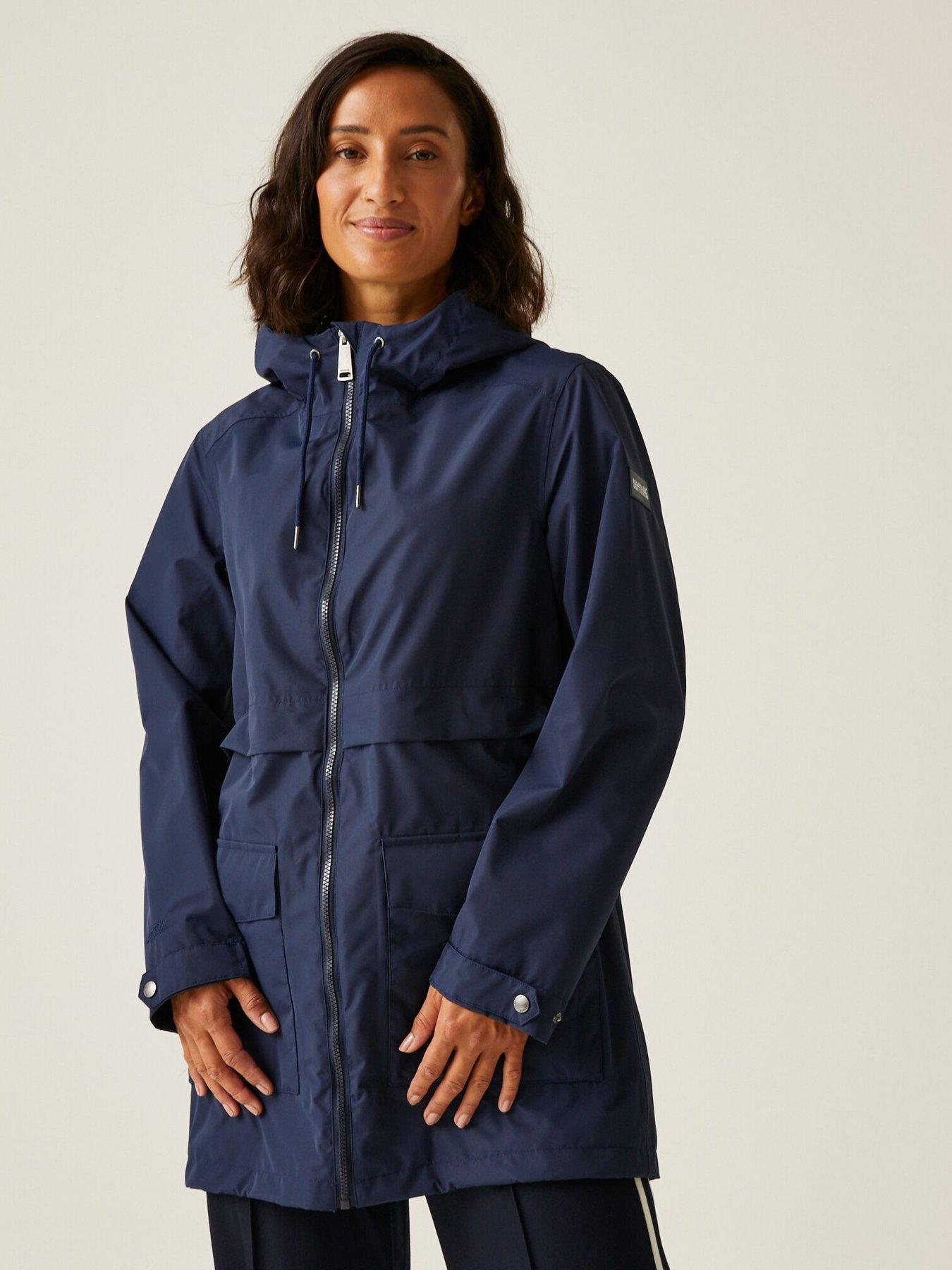 undefined Womens Navaeh Waterproof Shell Jacket- Navy