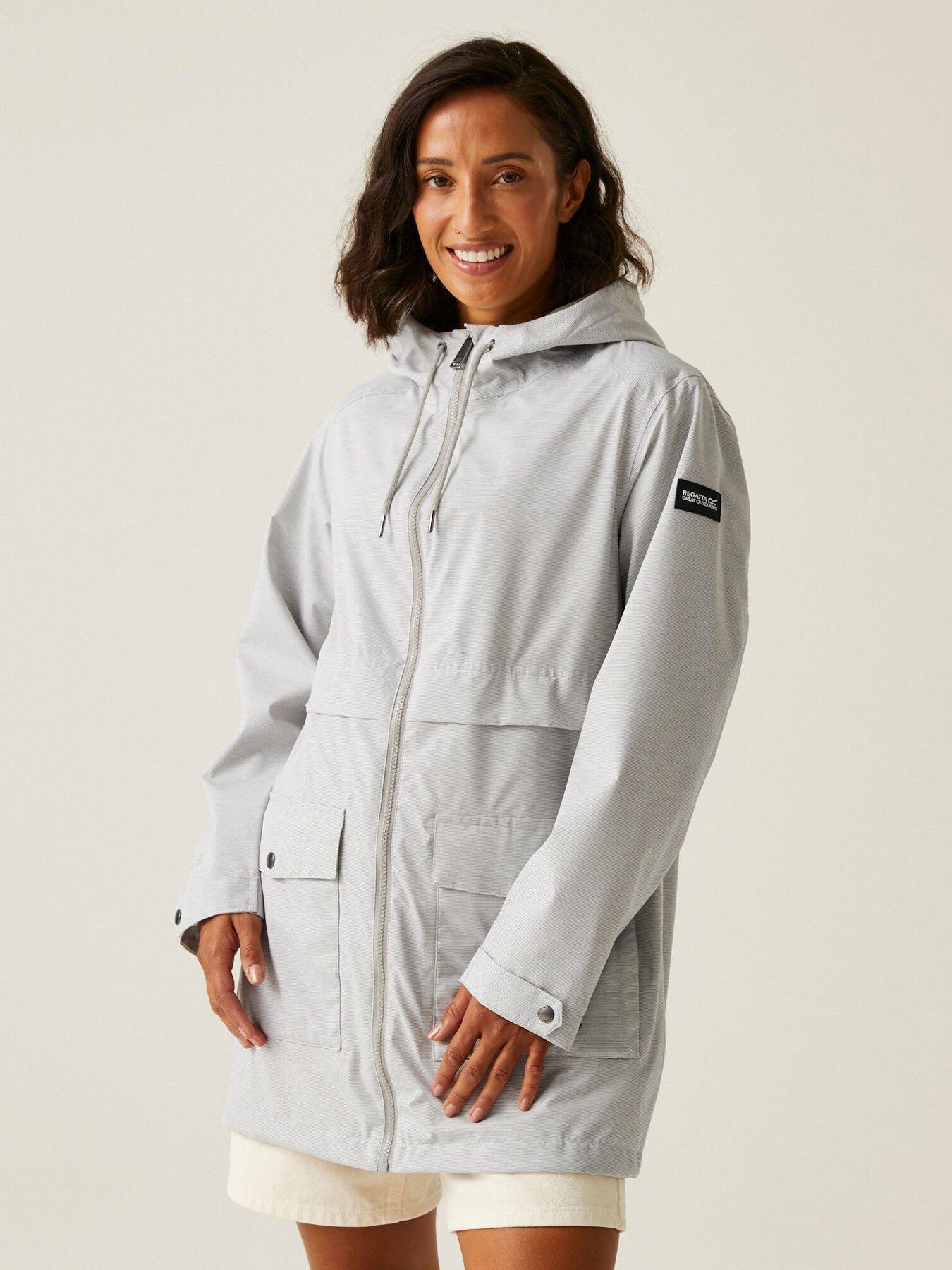  image of regatta-womens-navaeh-waterproof-shell-jacket--grey