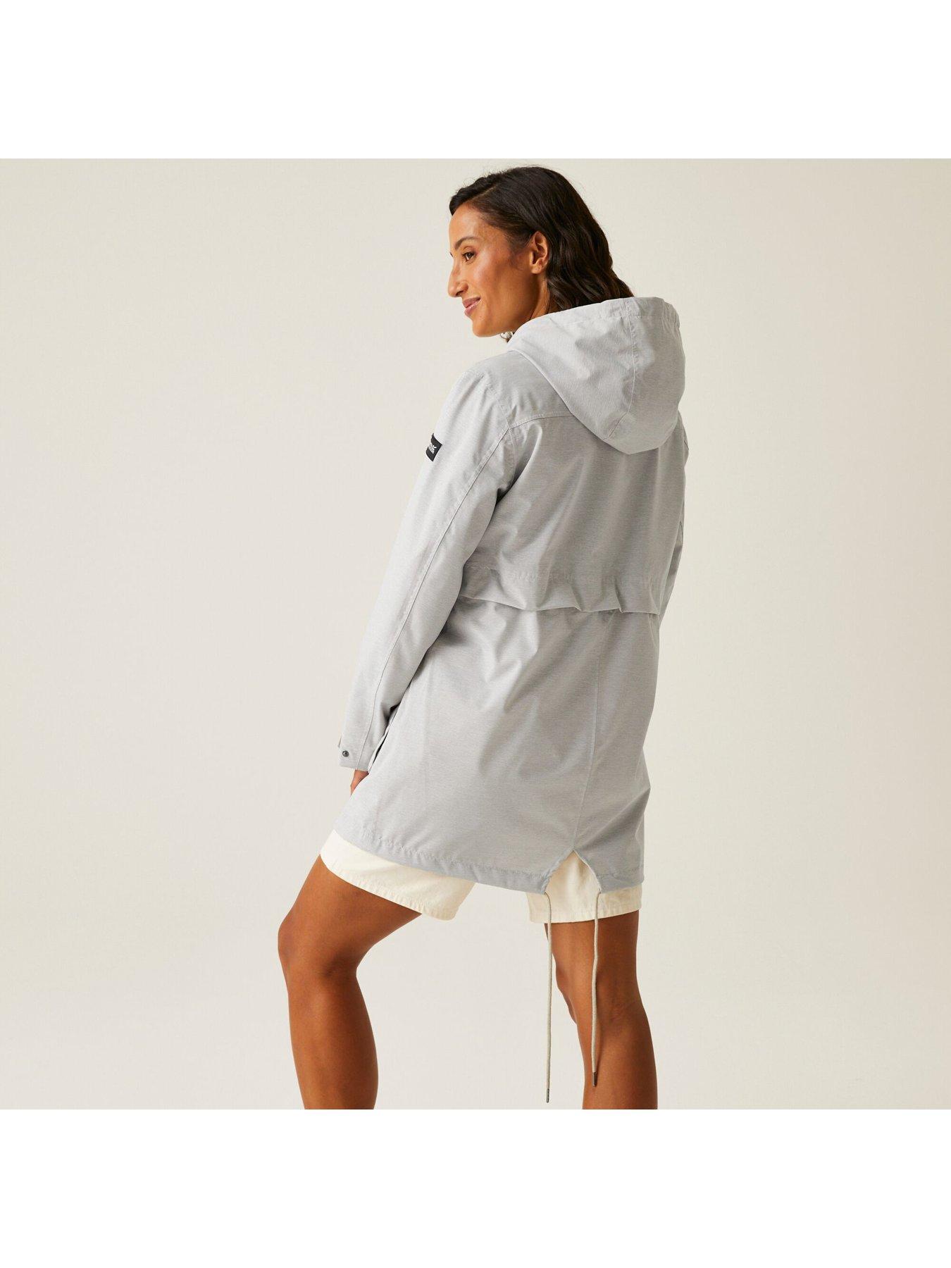  image of regatta-womens-navaeh-waterproof-shell-jacket--grey