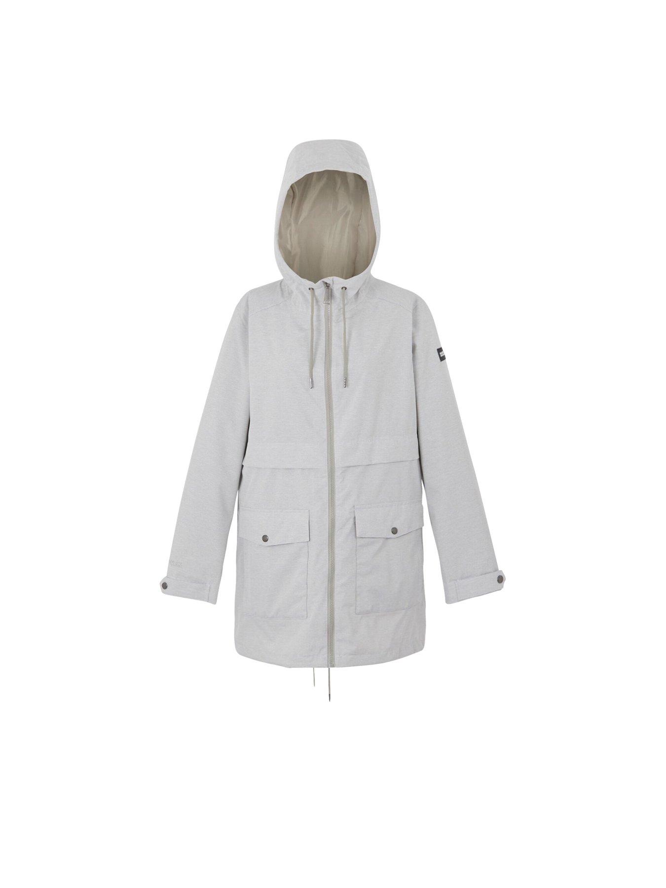  image of regatta-womens-navaeh-waterproof-shell-jacket--grey