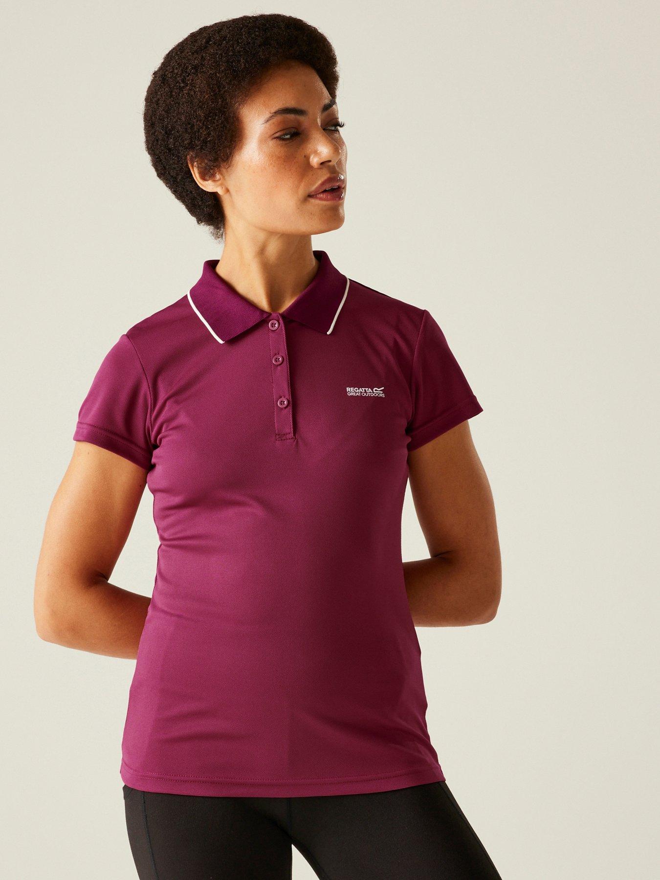 undefined Womens Maverick V Polo- Pink