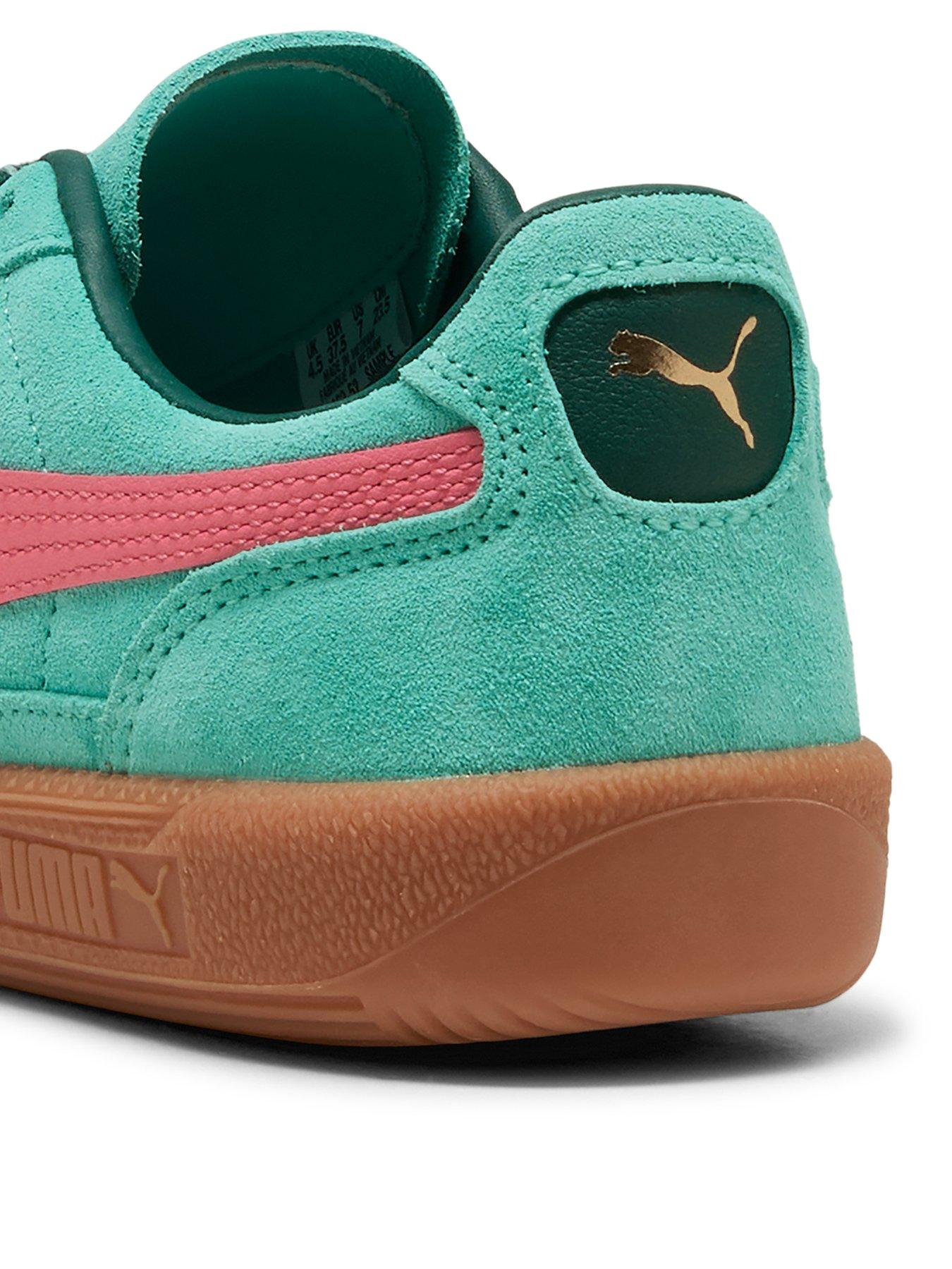  image of puma-womens-palermo-trainers-green