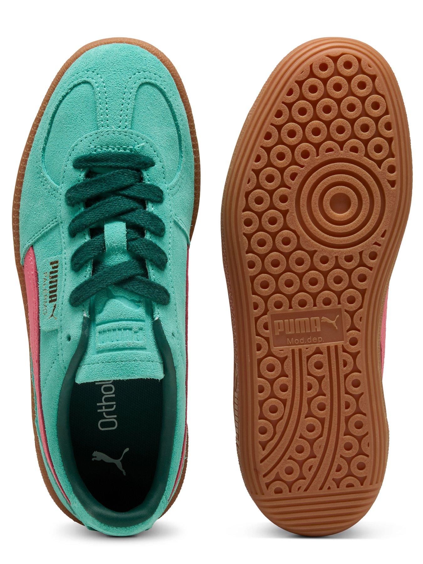  image of puma-womens-palermo-trainers-green