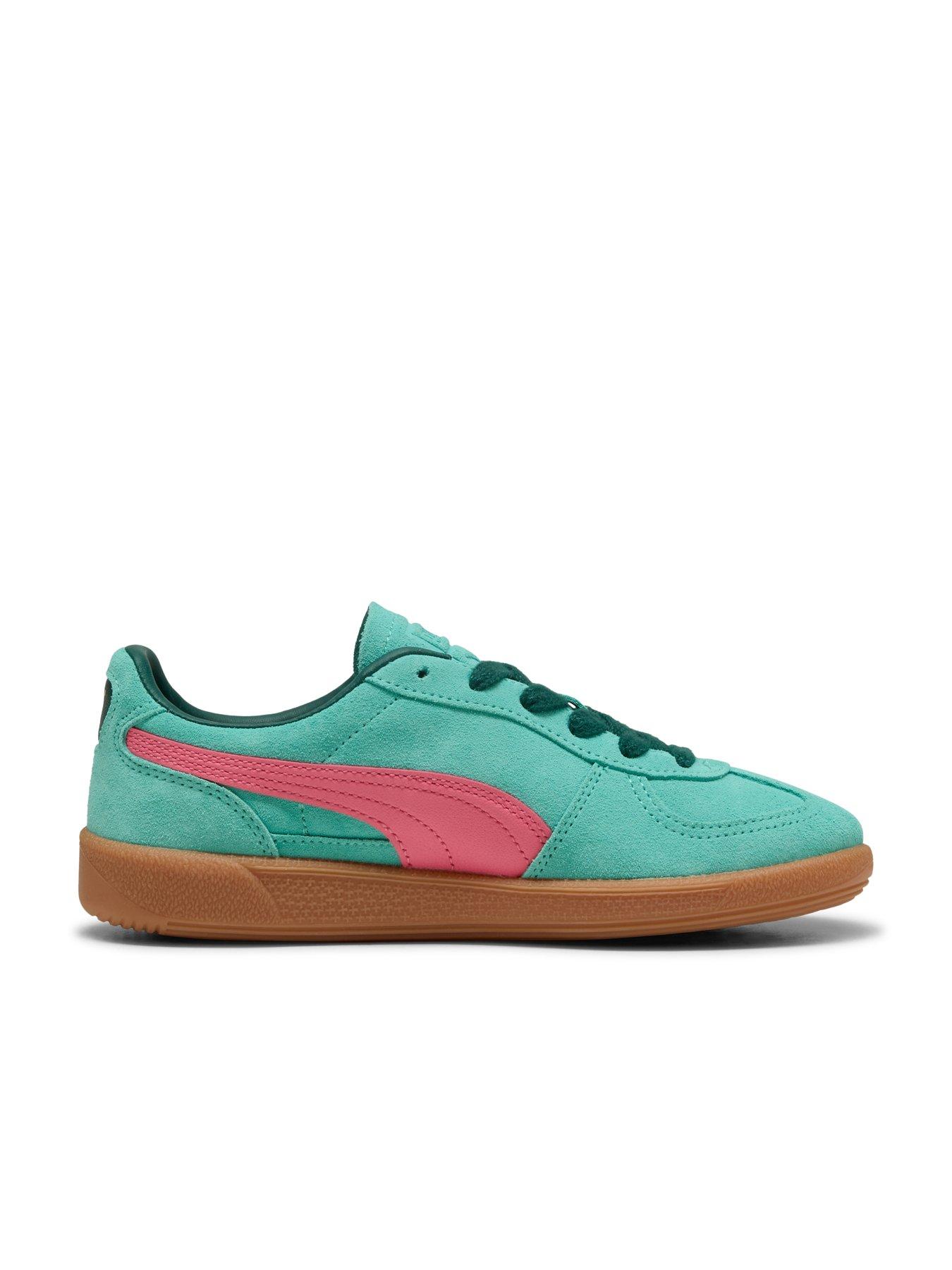  image of puma-womens-palermo-trainers-green