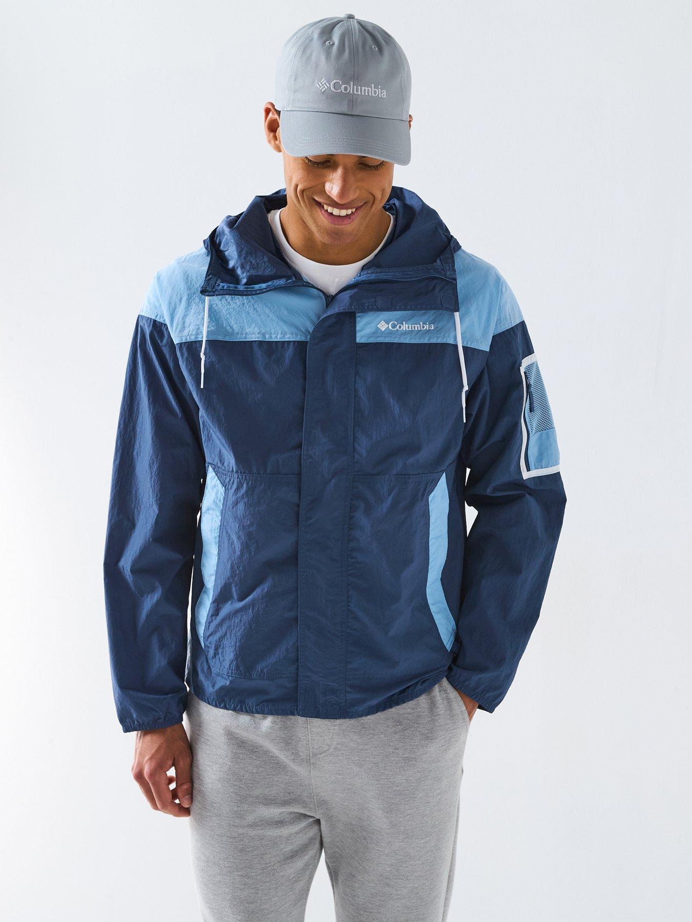  image of columbia-mens-challenger-2-windbreaker-blue