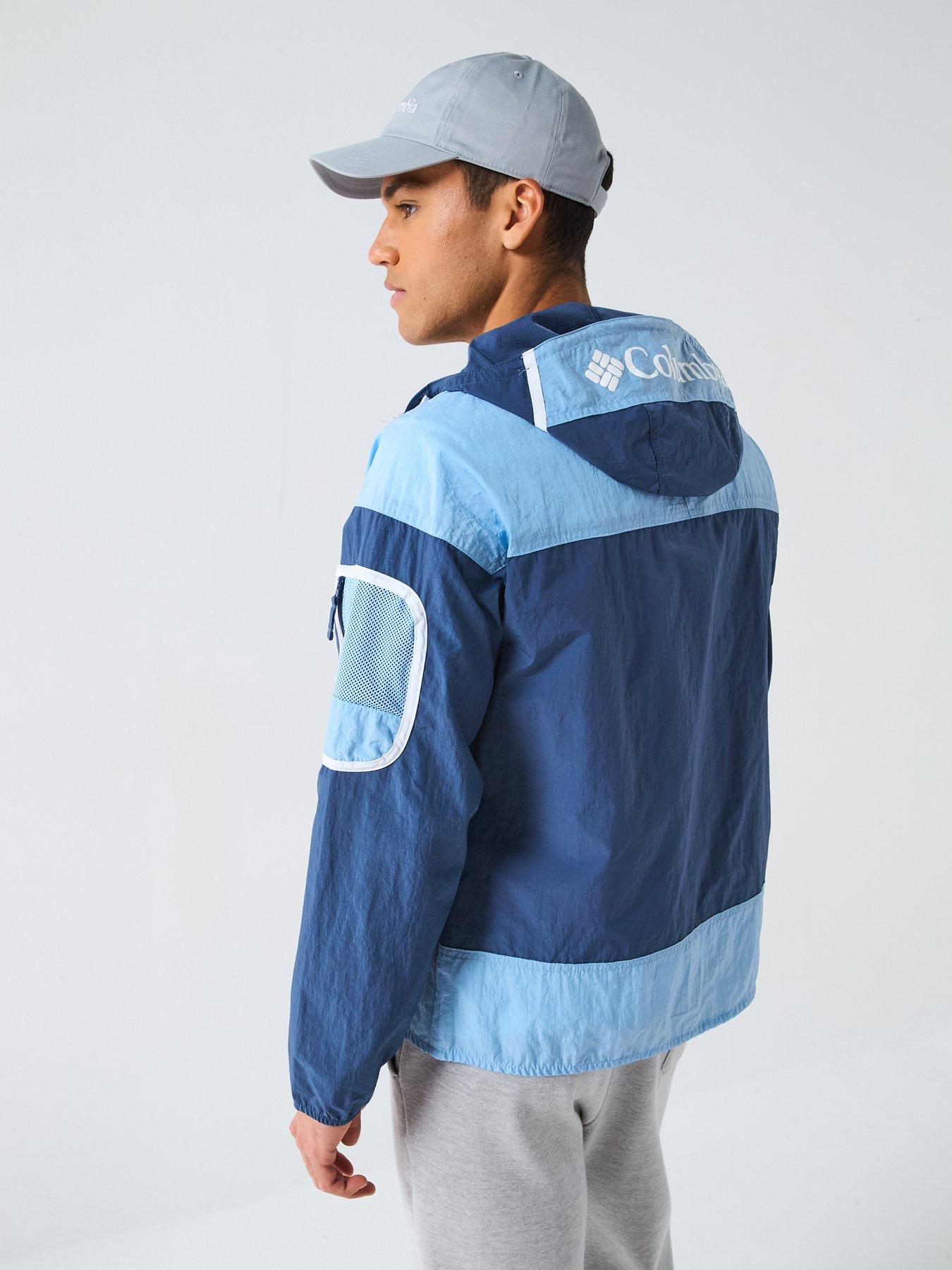  image of columbia-mens-challenger-2-windbreaker-blue
