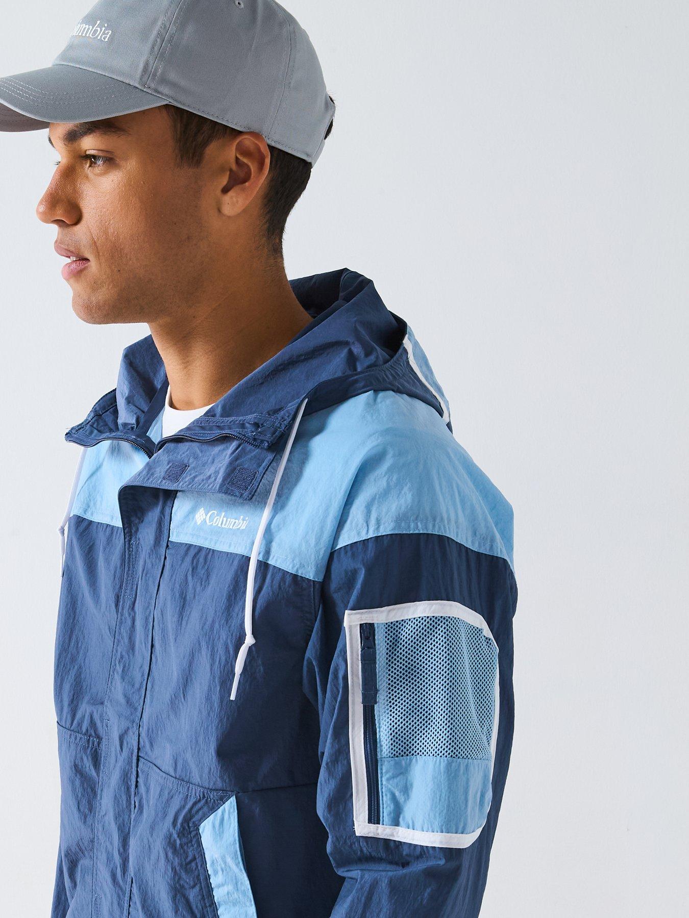  image of columbia-mens-challenger-2-windbreaker-blue