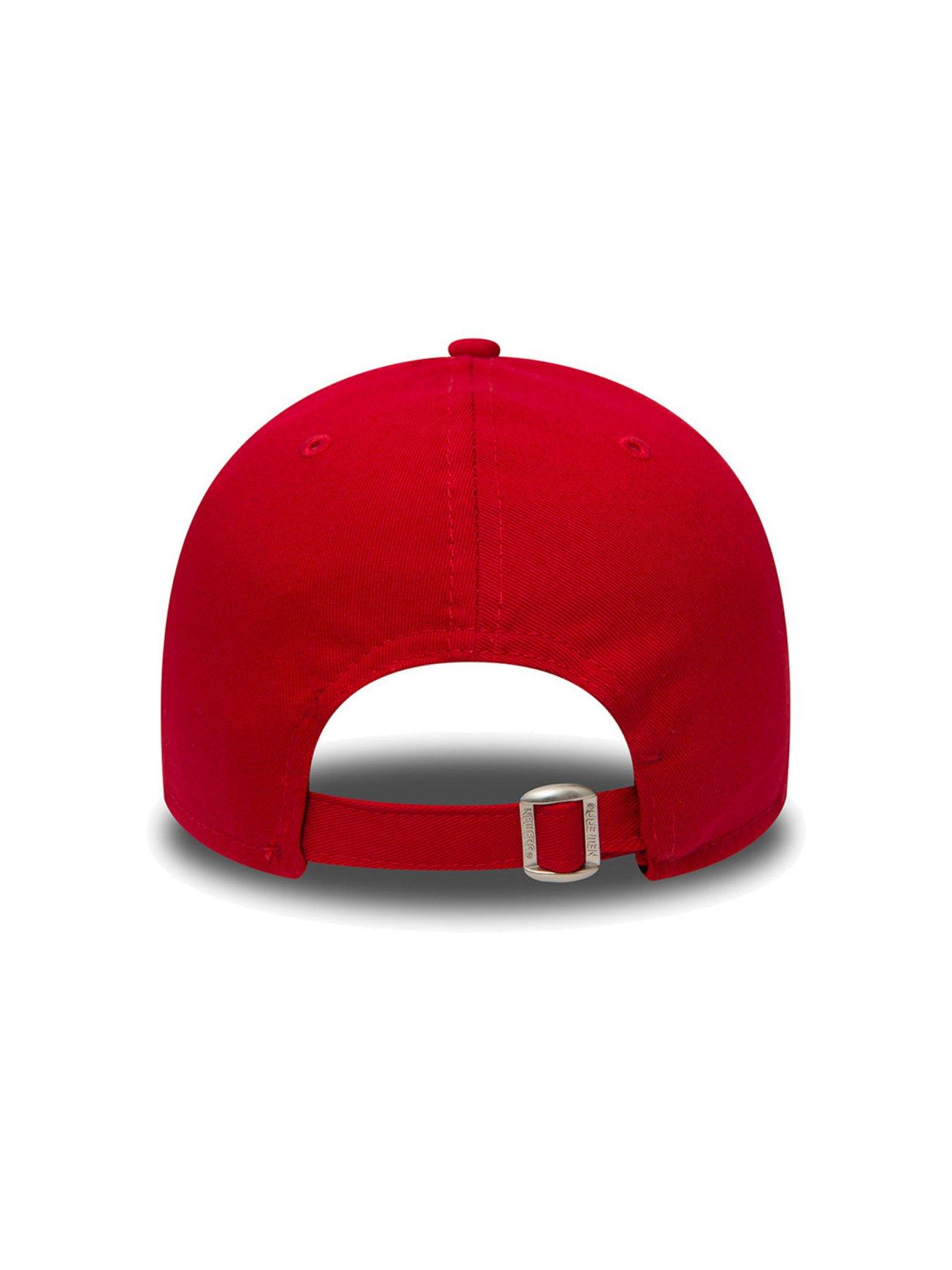  image of new-era-unisex-league-basic-9forty-cap-redwhite