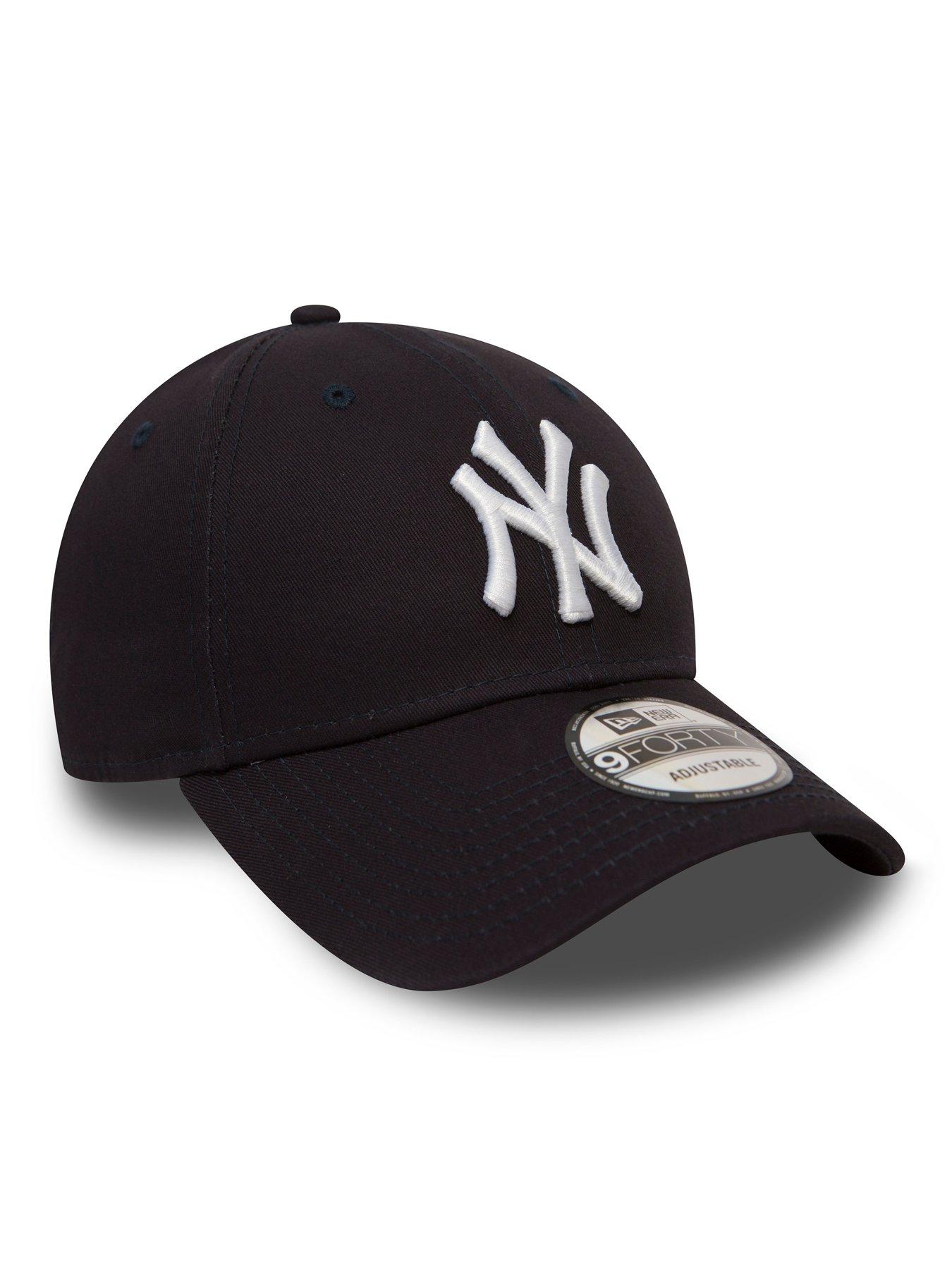  image of new-era-unisex-league-basic-9forty-cap-navywhite