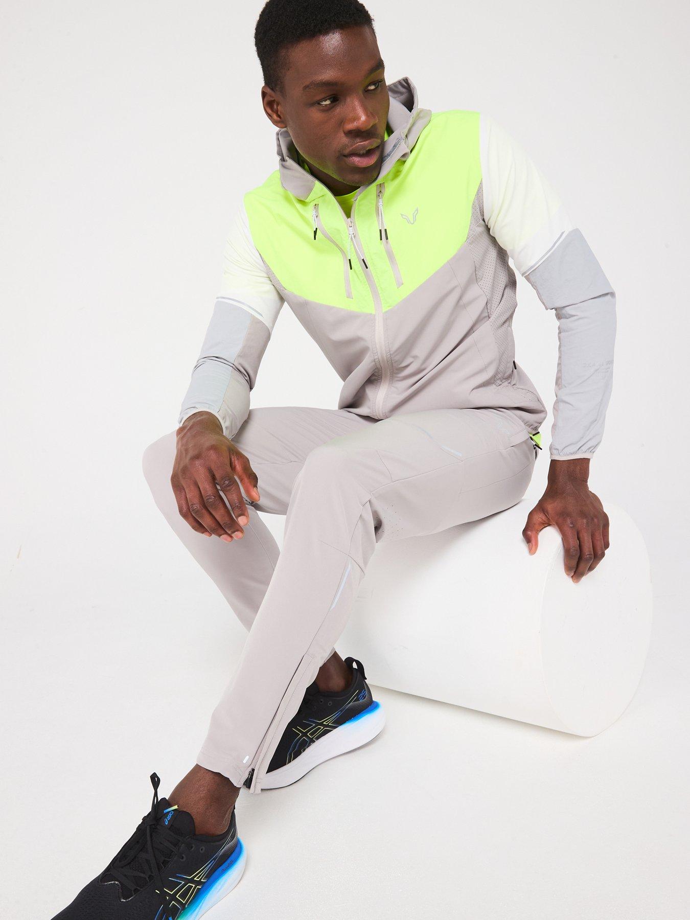  image of okami-mens-block-woven-trackpant-light-grey