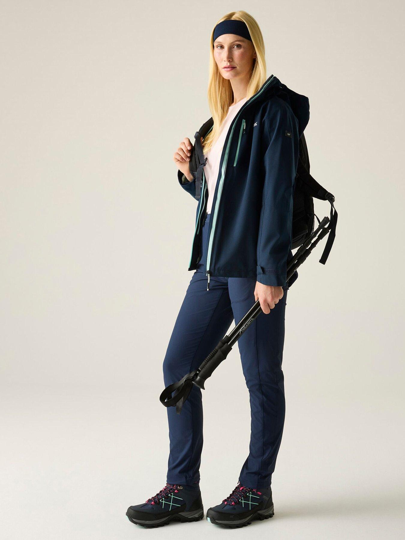  image of regatta-womens-birchdale-ii-waterproof-shell-jacket-navy
