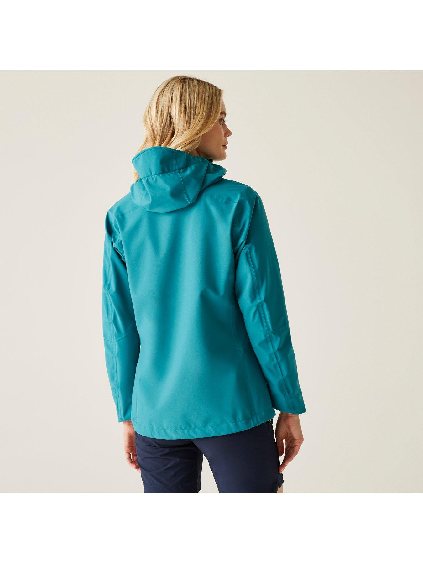  image of regatta-womens-birchdale-ii-waterproof-shell-jacket-green