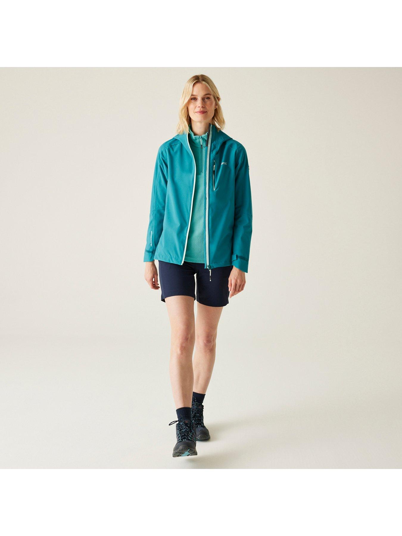  image of regatta-womens-birchdale-ii-waterproof-shell-jacket-green