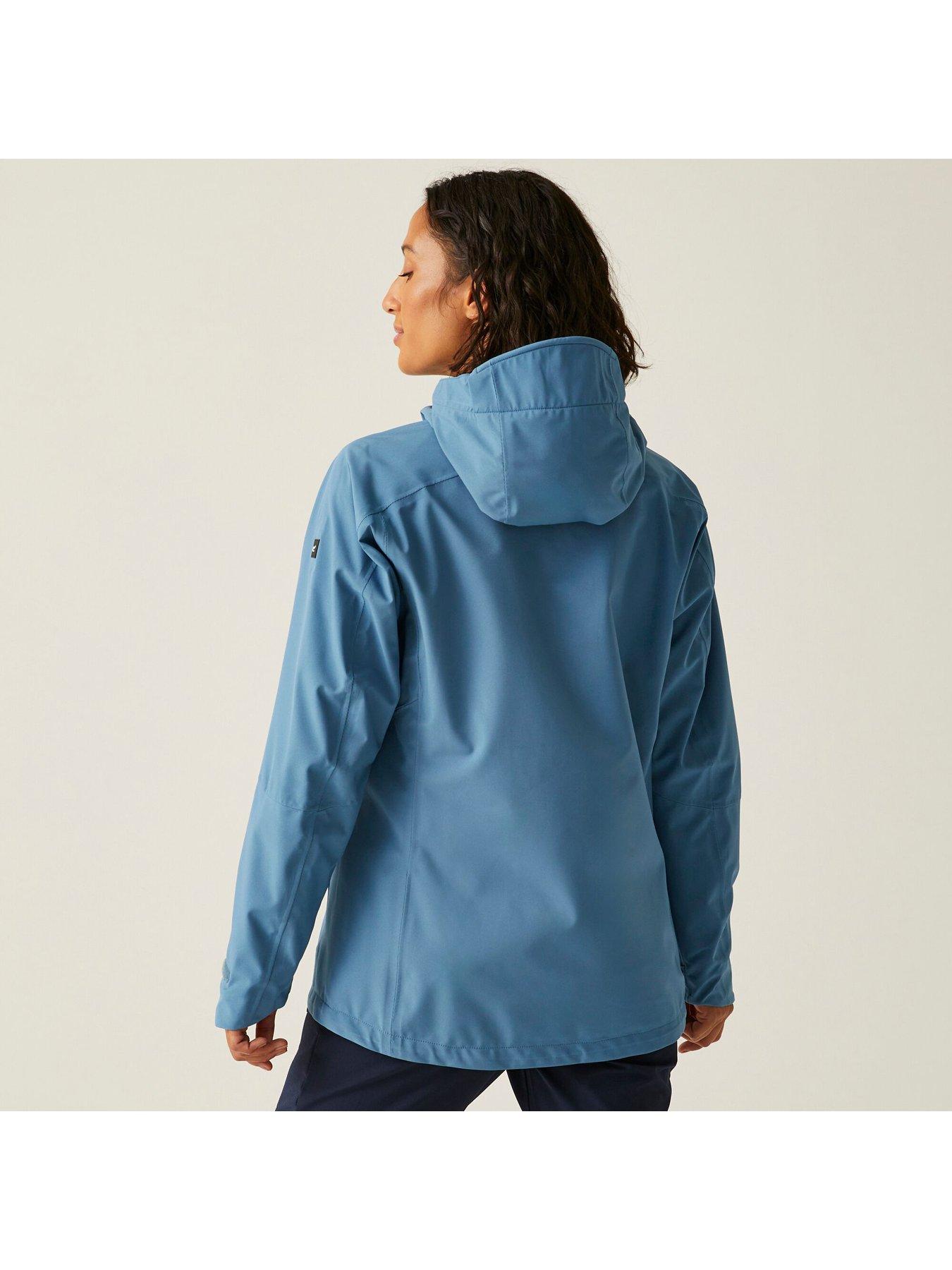  image of regatta-womens-birchdale-ii-waterproof-shell-jacket--blue