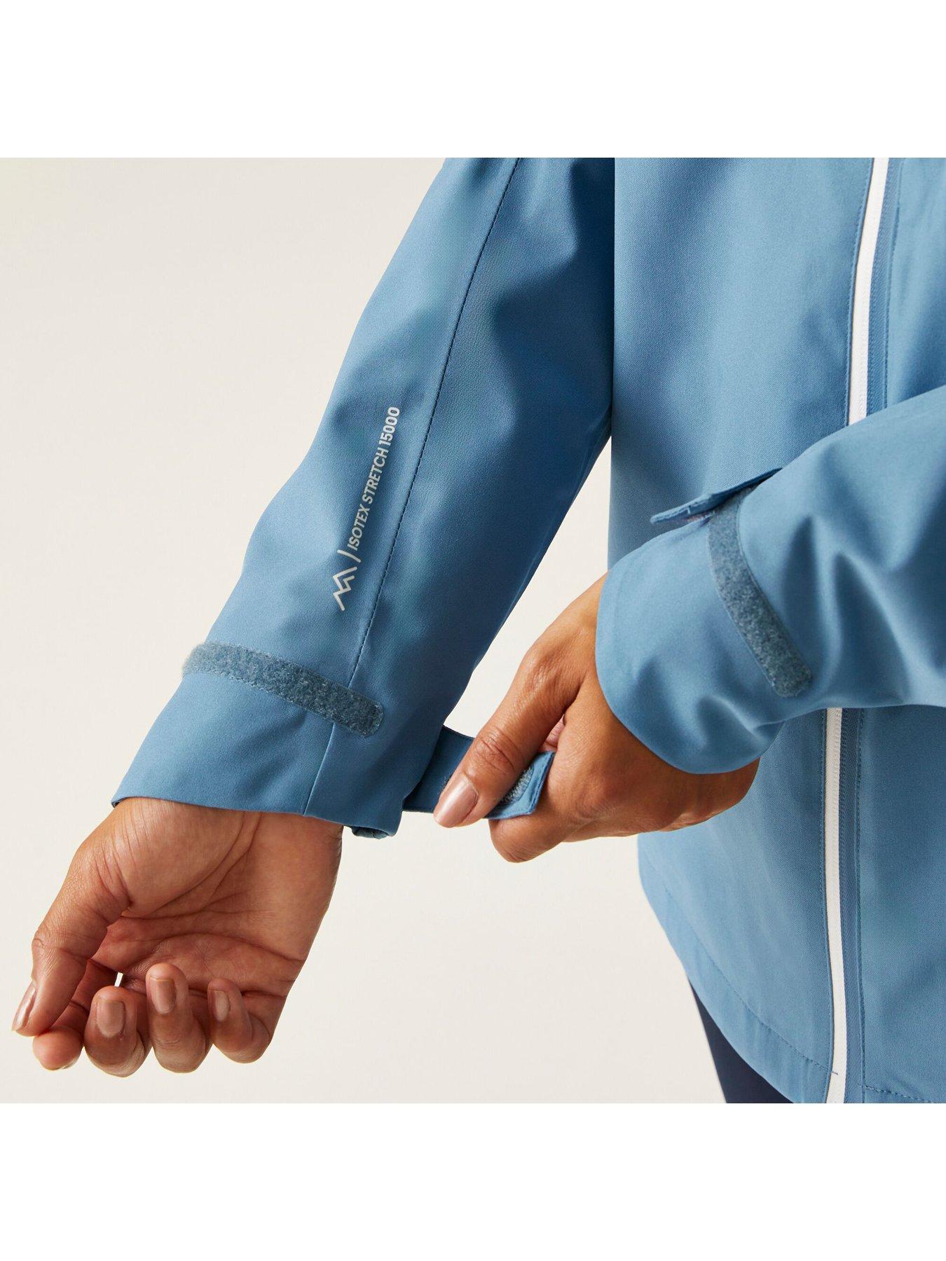  image of regatta-womens-birchdale-ii-waterproof-shell-jacket--blue