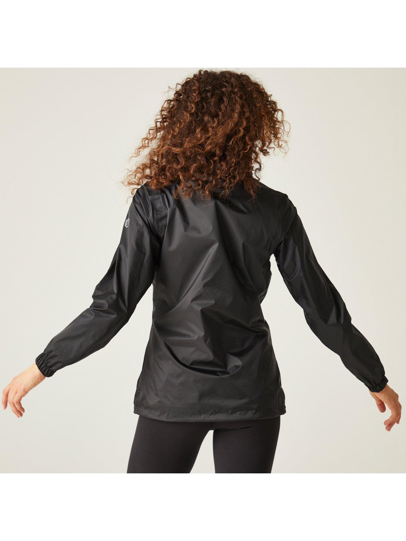  image of regatta-womens-corinne-iv-pack-it-waterproof-shell-jacket-black