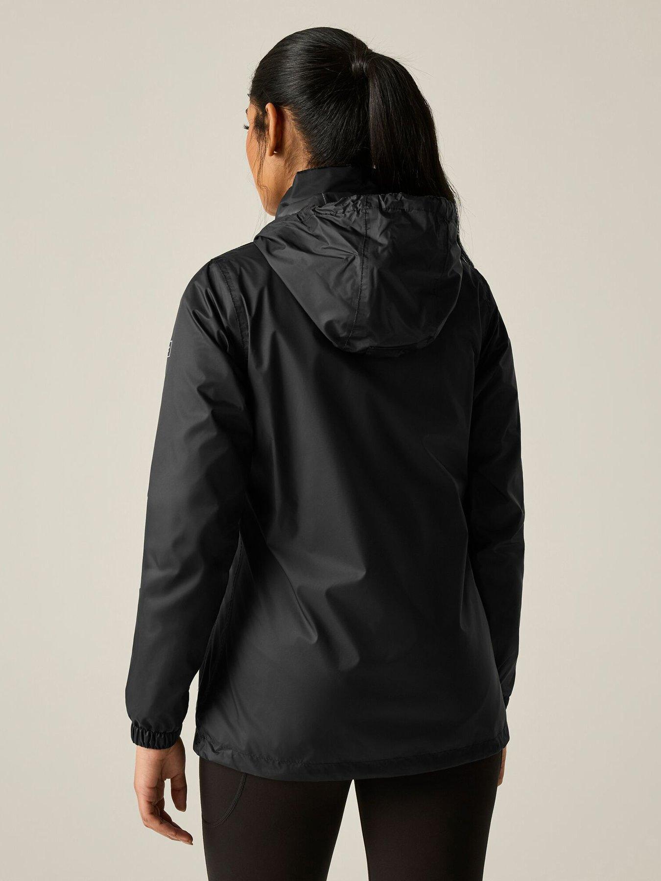 Image 2 of 7 of Regatta Womens Corinne Iv Pack It Waterproof Shell Jacket - Black