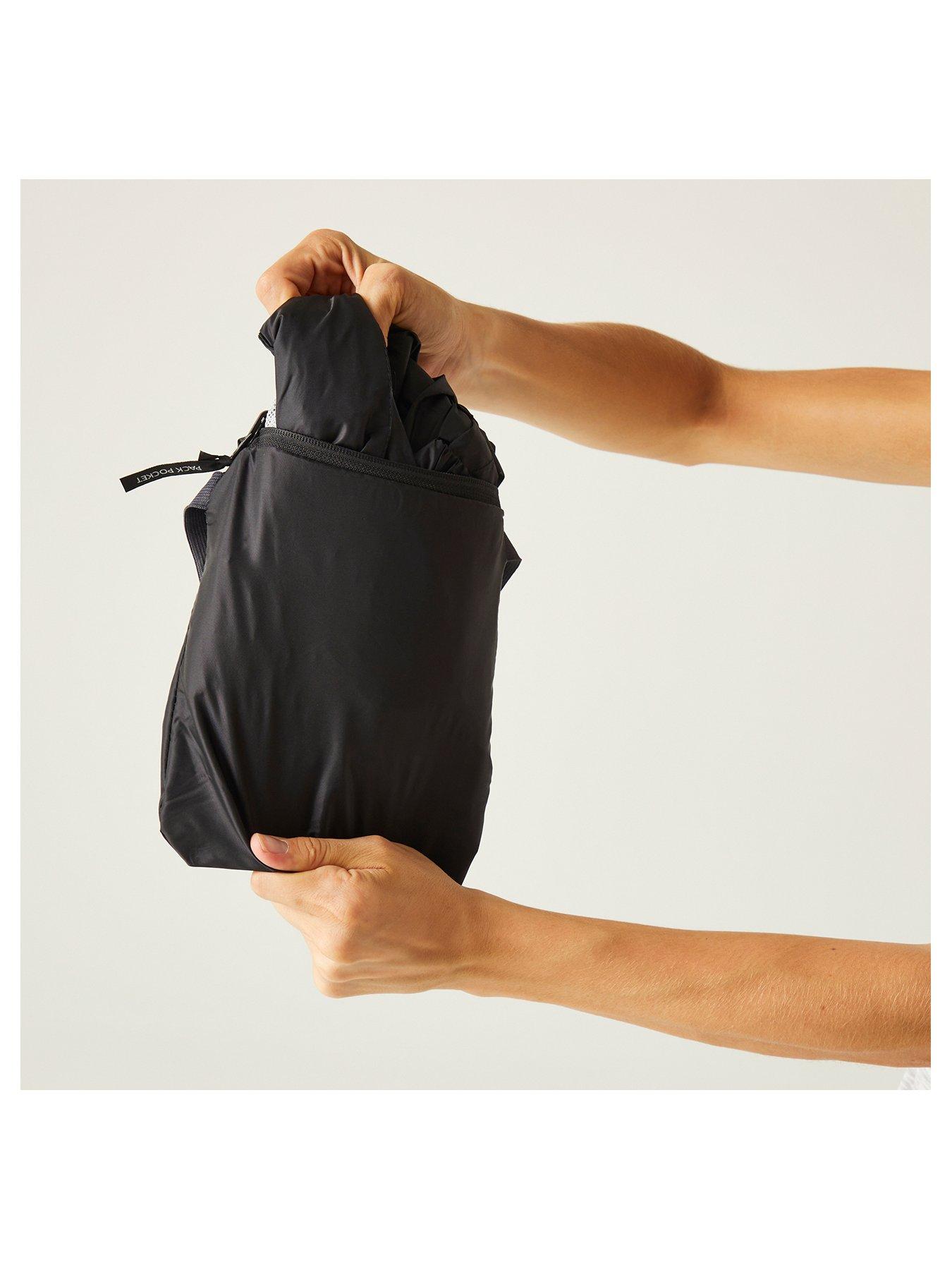  image of regatta-womens-corinne-iv-pack-it-waterproof-shell-jacket-black