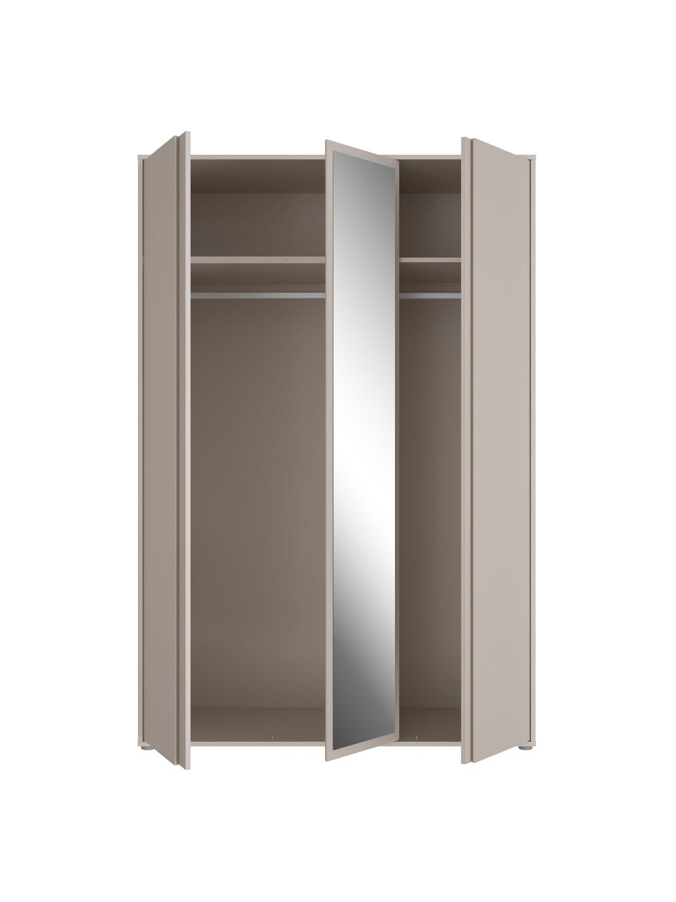  image of very-home-lisson-3-door-mirrored-wardrobe--nbspoatmeal-fscreg-certified