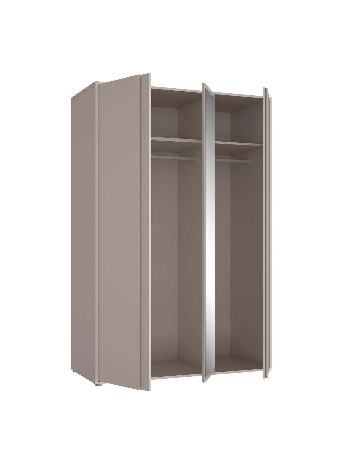  image of very-home-lisson-3-door-mirrored-wardrobe--nbspoatmeal-fscreg-certified