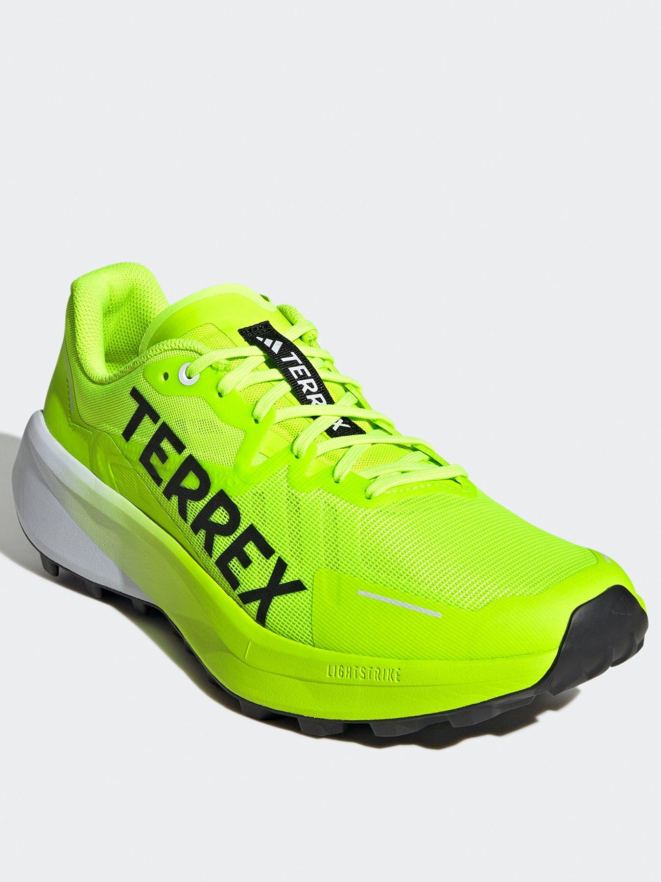  image of adidas-terrex-mens-agravic-3-trail-running-shoes-yellow