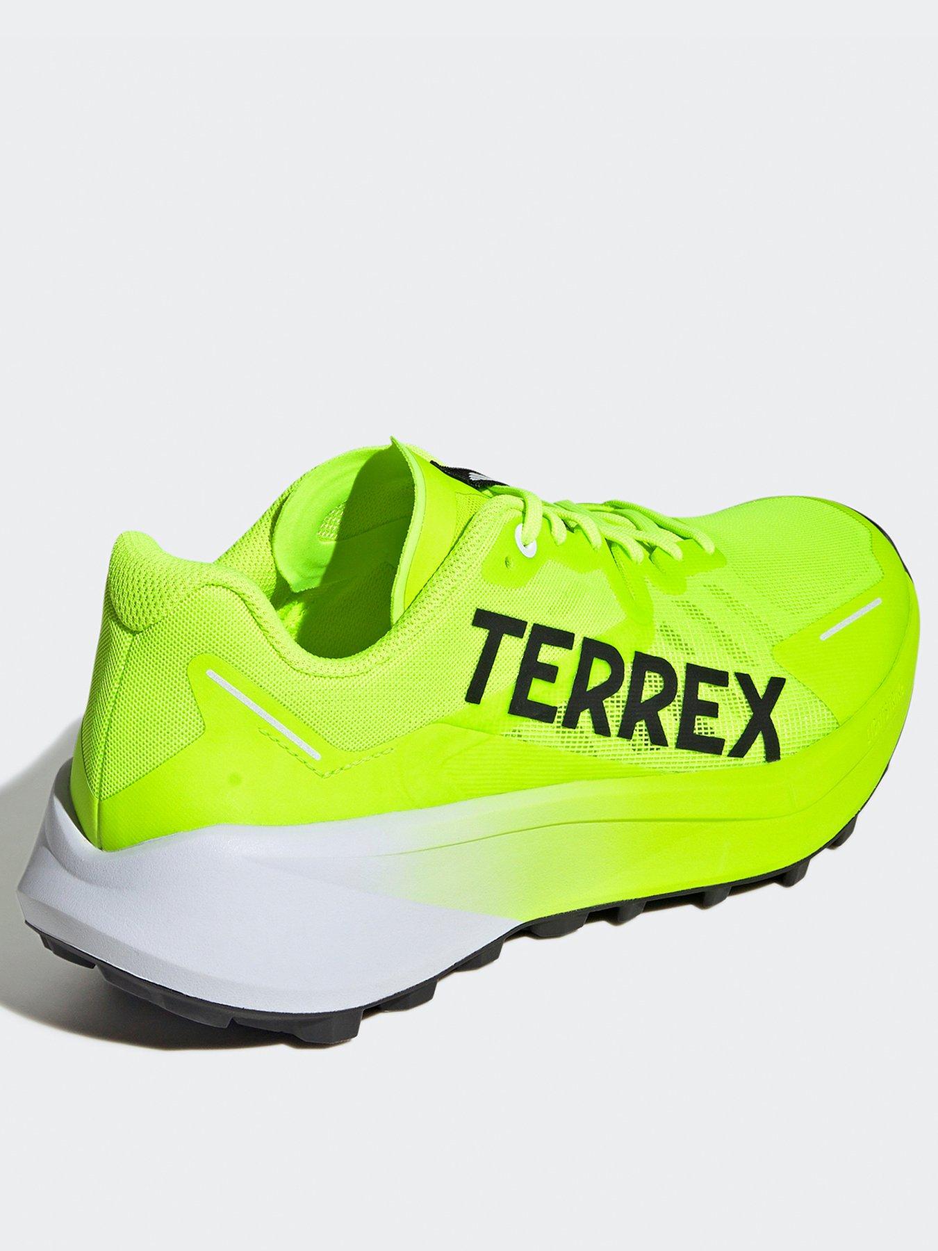  image of adidas-terrex-mens-agravic-3-trail-running-shoes-yellow