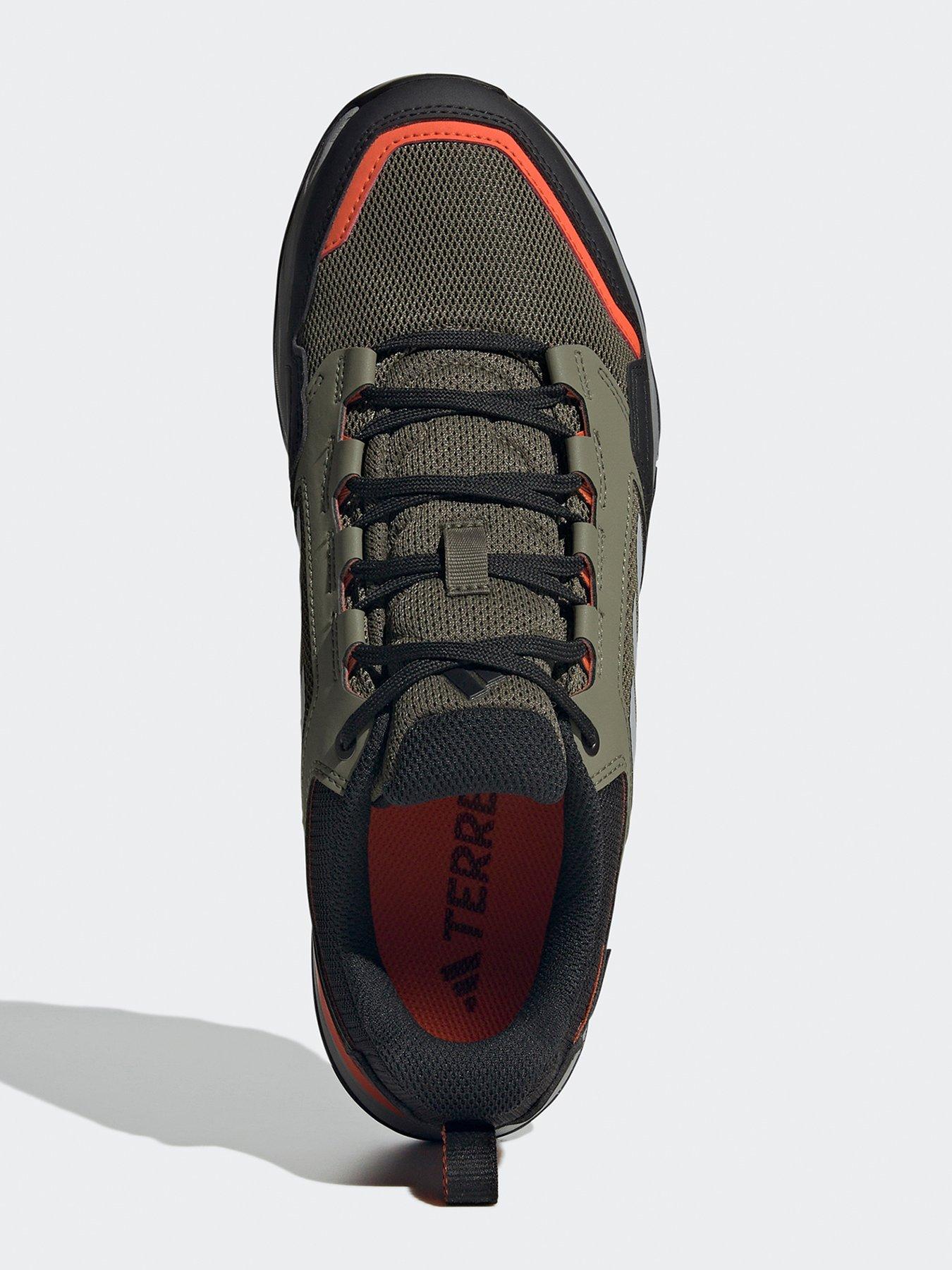  image of adidas-terrex-mens-tracerocker-2-goretex-hiking-shoes-green